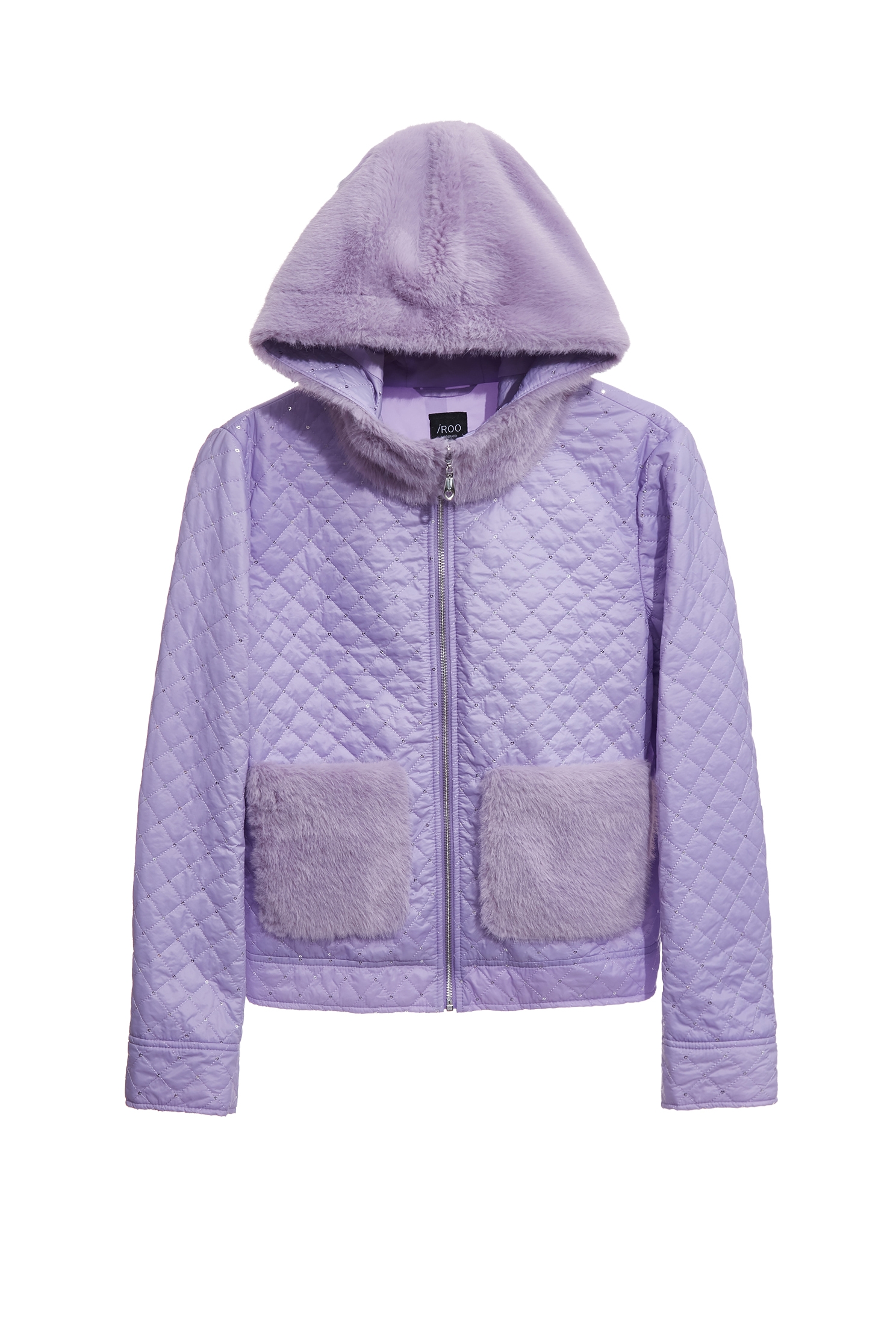 Faux Fur Detail Lavender Quilted JacketFaux Fur Detail Lavender Quilted Jacket,Jackets,Outerwear,Season (AW) Look,Valentine,Hoodie jackets
