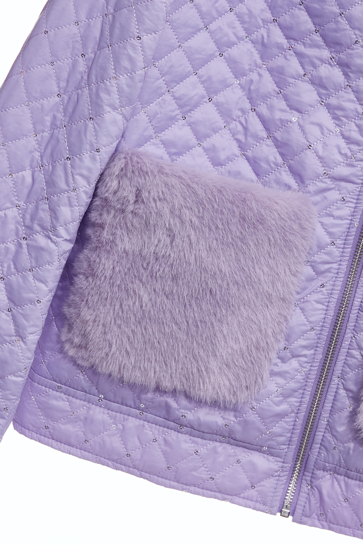 Faux Fur Detail Lavender Quilted JacketFaux Fur Detail Lavender Quilted Jacket,Jackets,Outerwear,Season (AW) Look,Valentine,Hoodie jackets