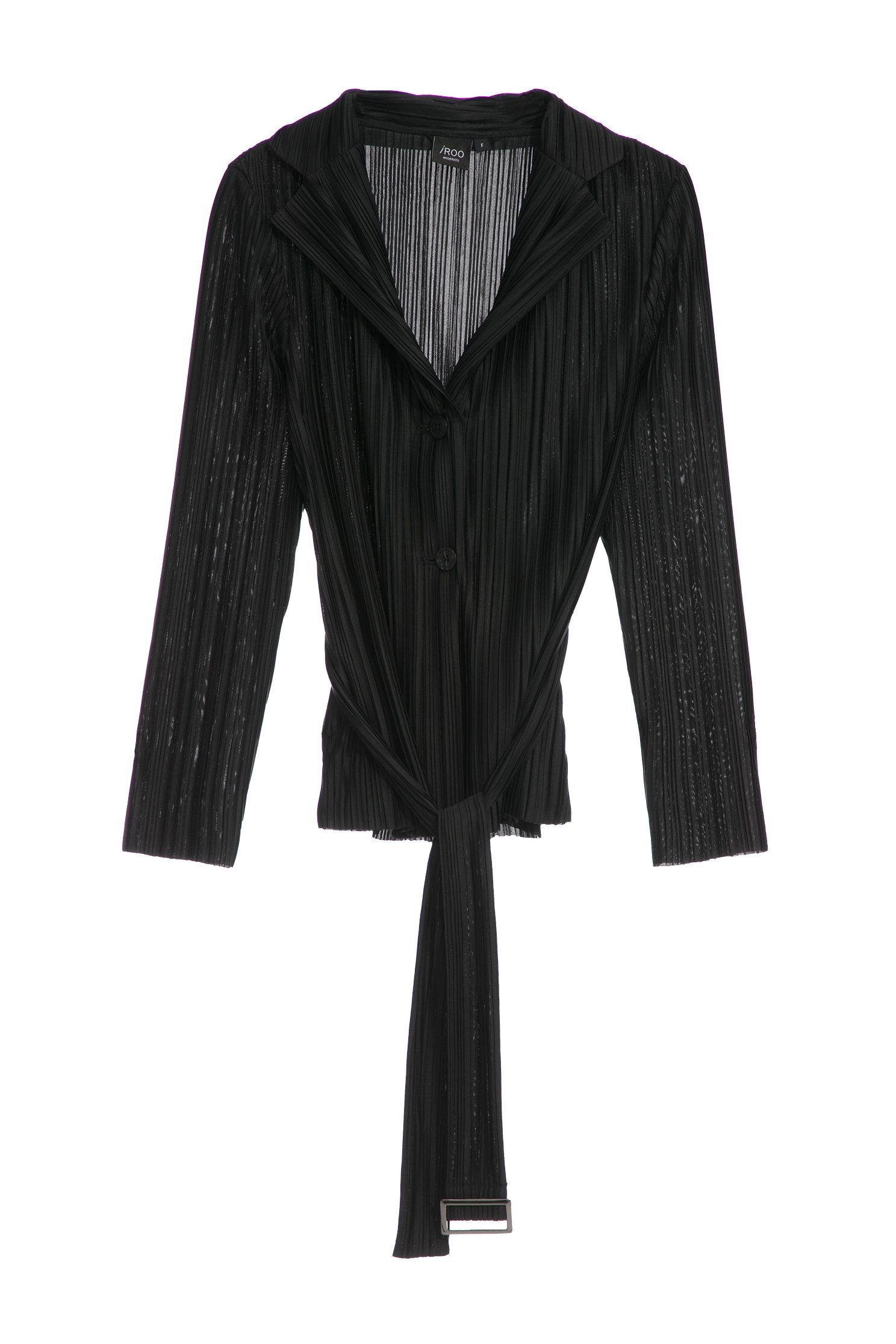 Full Pleated Mid Length JacketFull Pleated Mid Length Jacket,Jackets,Outerwear,Season (SS) Look,Belts