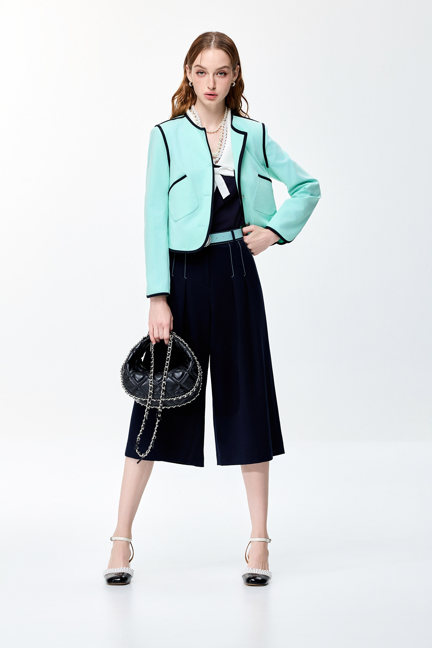 Mint Green Crop JacketMint Green Crop Jacket,Jackets,Outerwear,Season (SS) Look