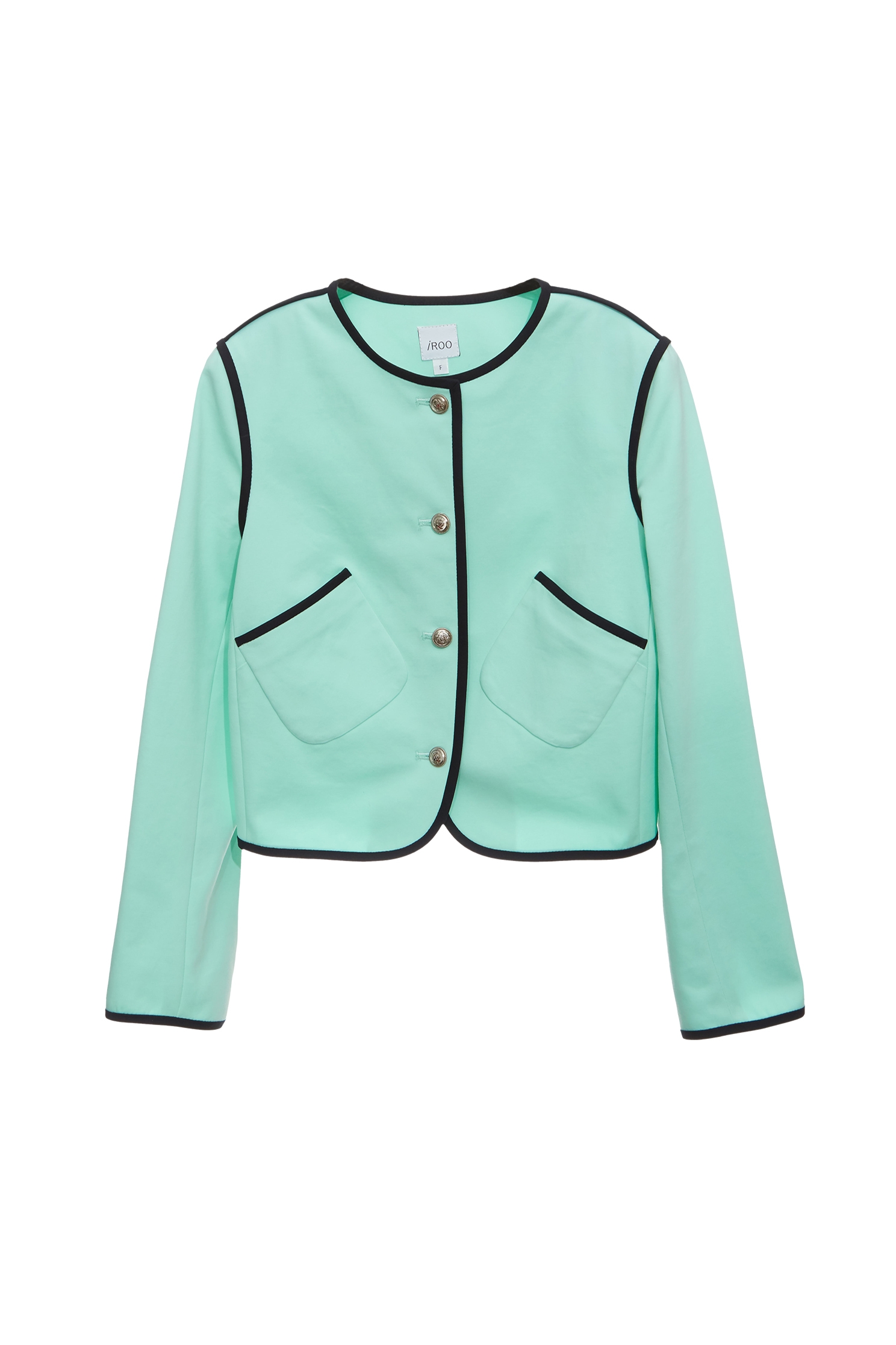 Mint Green Crop JacketMint Green Crop Jacket,Jackets,Outerwear,Season (SS) Look
