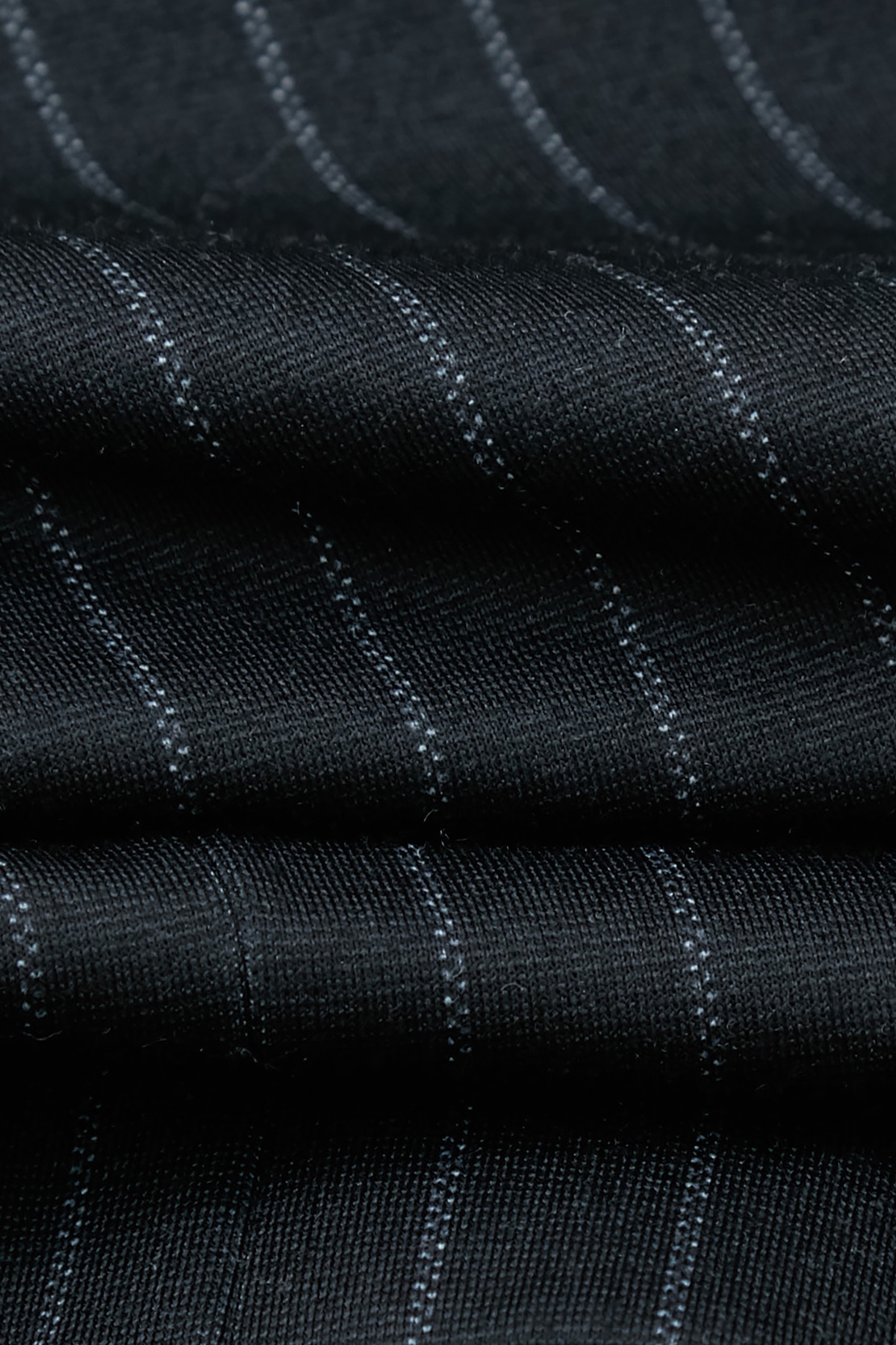 Pinstripe Navy Crop BlazerPinstripe Navy Crop Blazer,Outerwear,Season (SS) Look,Stripe,Blazers,Long sleeve outerwear