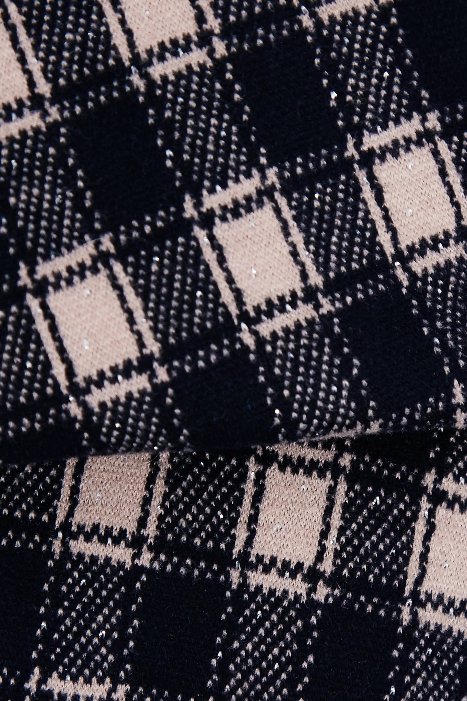 Checkered Two-way Hoodie JacketCheckered Two-way Hoodie Jacket,Jackets,Outerwear,Season (SS) Look,Plaid,bows