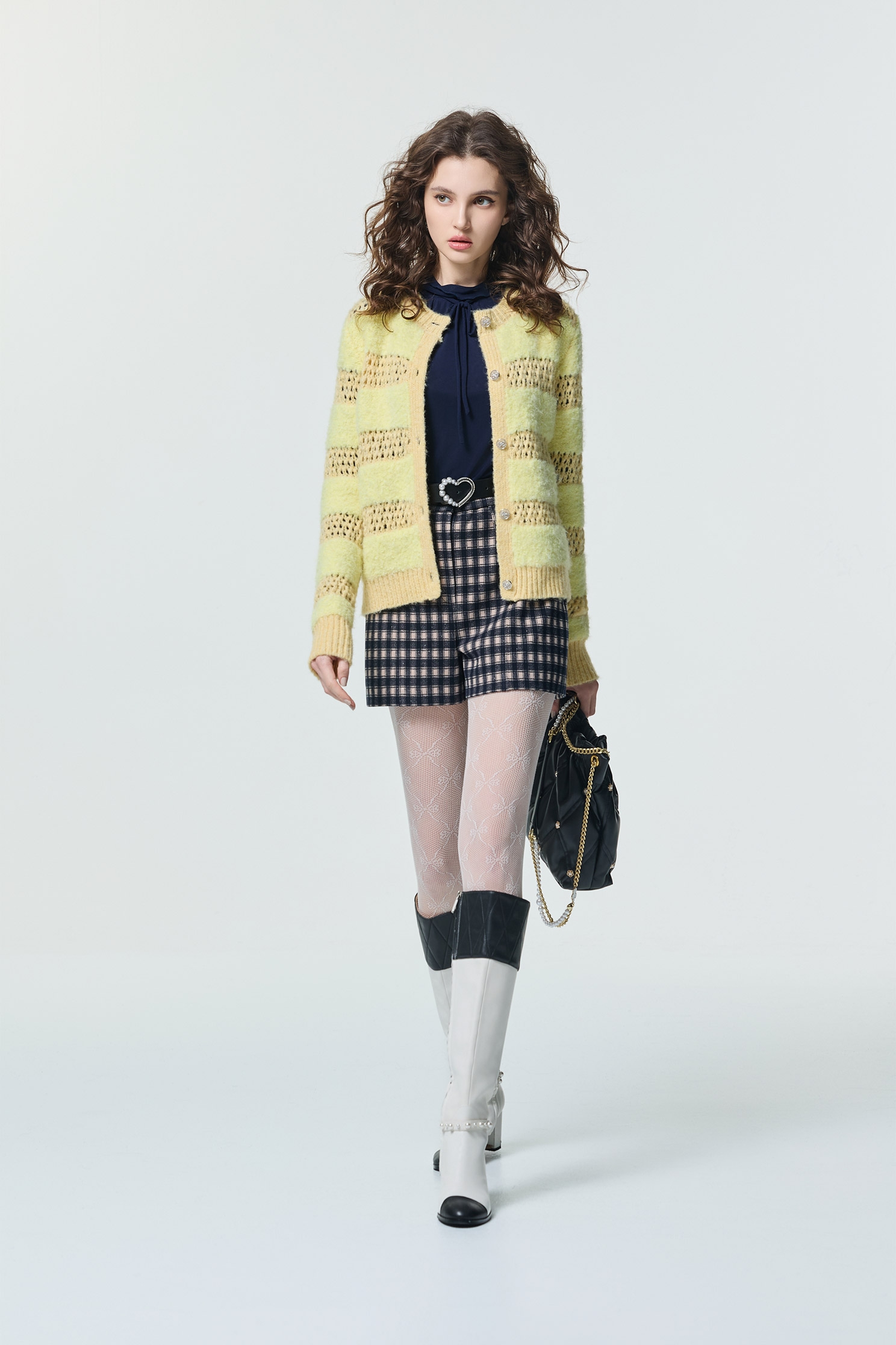 Hollow Out Knit CardiganHollow Out Knit Cardigan,Jackets,Outerwear,Season (SS) Look,Knitted,Knitted coats