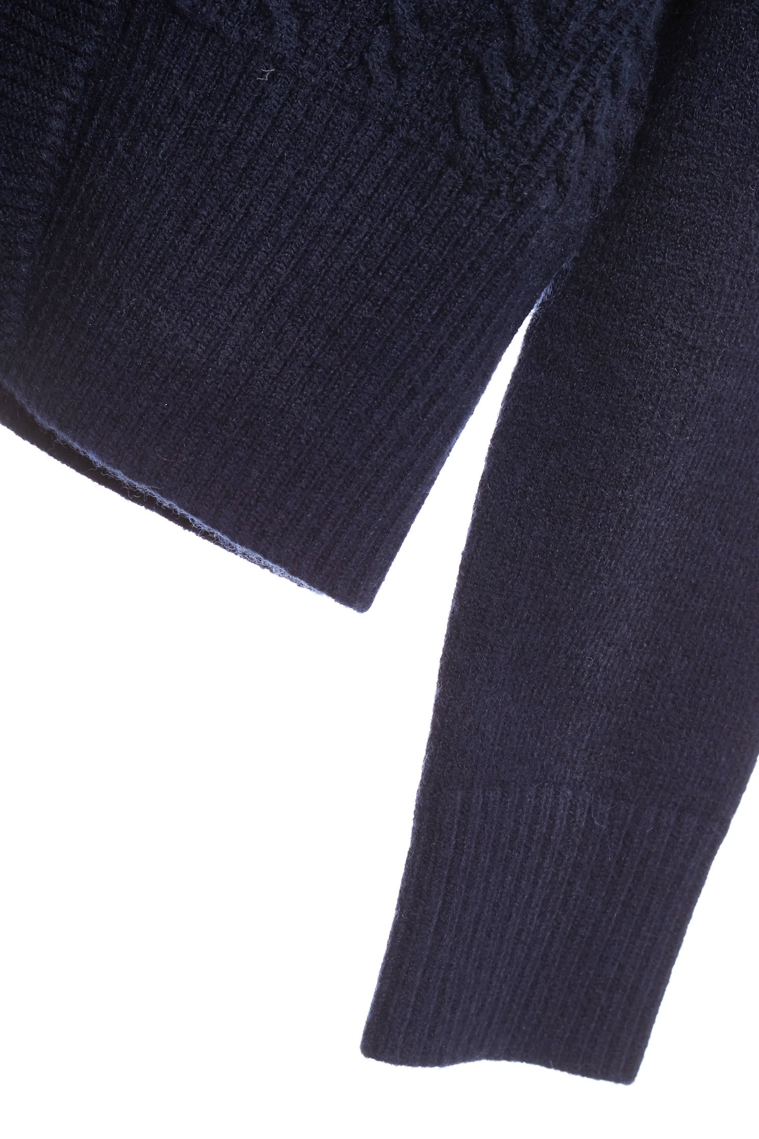 Stripe Collar Navy Knit CardiganStripe Collar Navy Knit Cardigan,Jackets,Embroidered,Outerwear,Season (SS) Look,Stripe,Knitted,Knitted coats