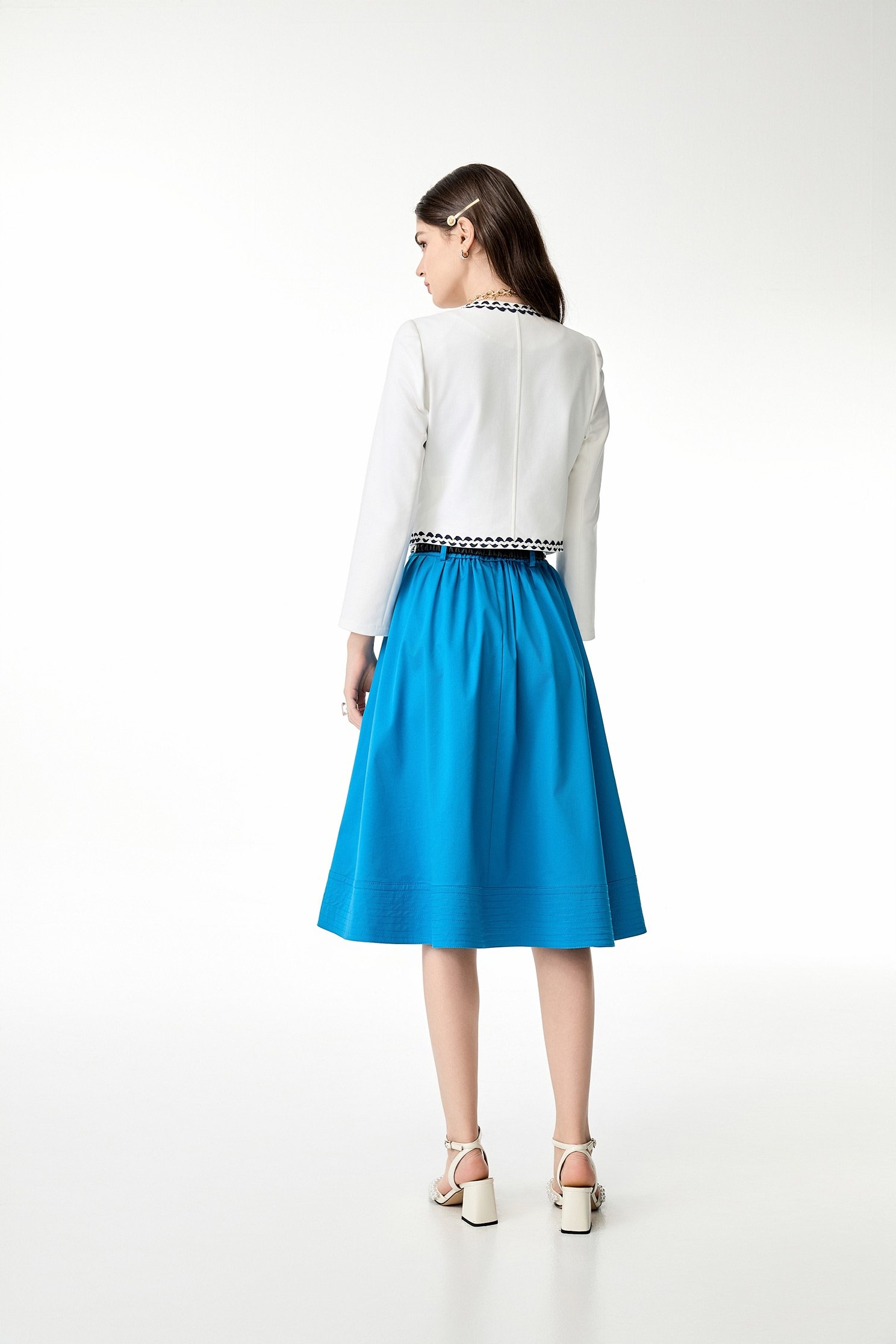 Contrast Trim Detail Crop JacketContrast Trim Detail Crop Jacket,Jackets,Outerwear,Season (SS) Look