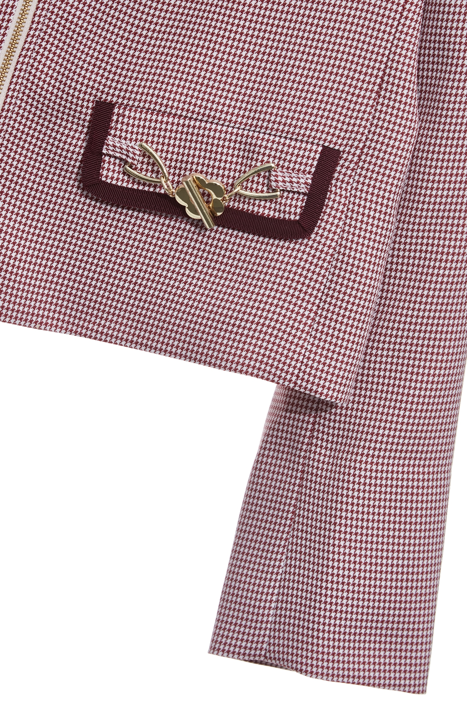 Mahogany Plaid Hoodie JacketMahogany Plaid Hoodie Jacket,Jackets,Outerwear,Season (SS) Look,Plaid,Hoodie jackets