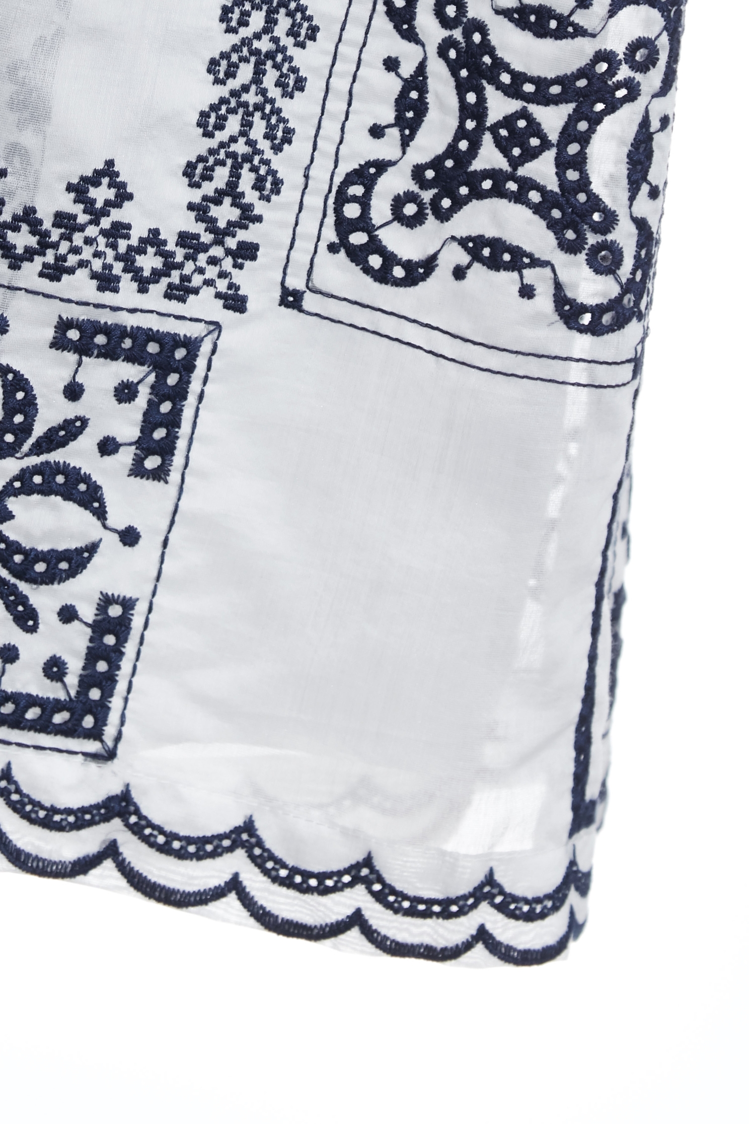 Floral Motif Embroidery Midi SkirtFloral Motif Embroidery Midi Skirt,Season (SS) Look,Embroidered,Midi skirts