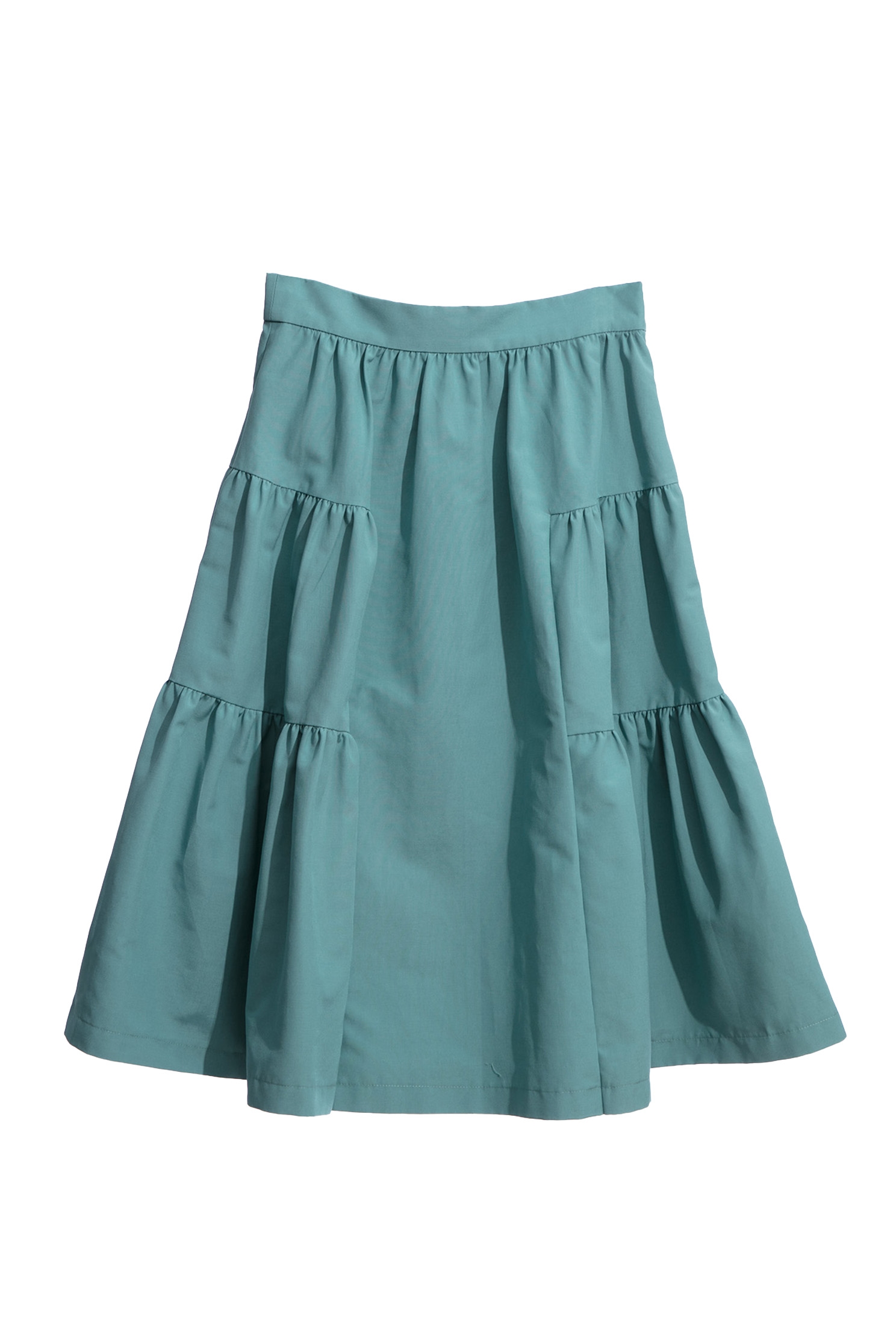 Midi Panel Mid Waist SkirtMidi Panel Mid Waist Skirt,Season (AW) Look,Layered skirts