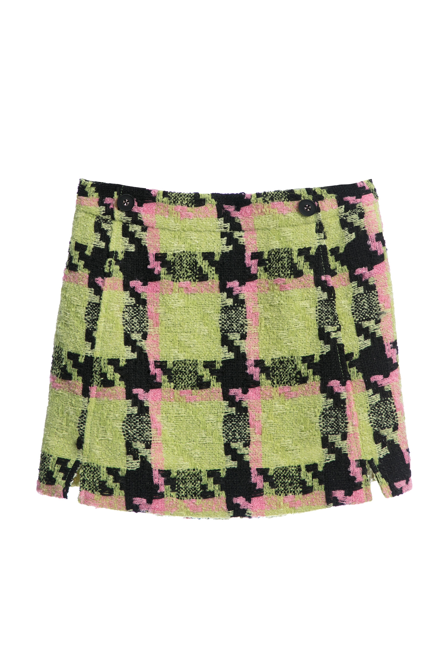 Houndstooth Tweed Mini SkirtHoundstooth Tweed Mini Skirt,Plaid,Mini skirts,Season (AW) Look
