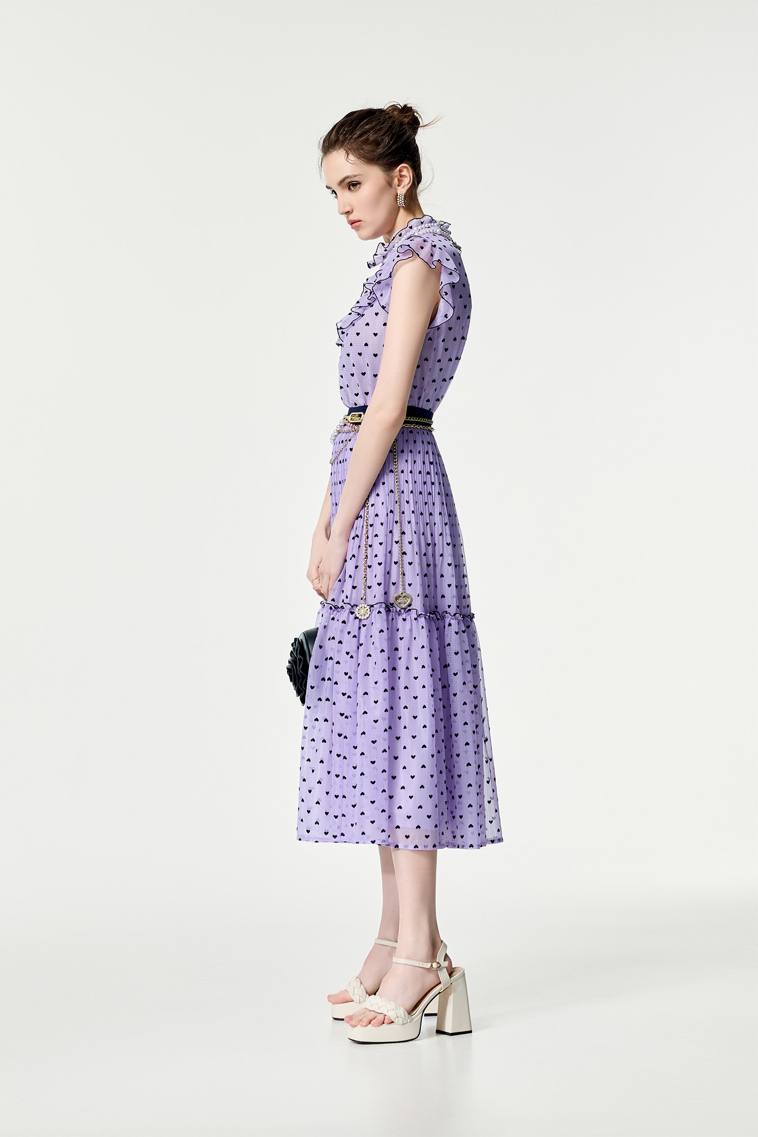 Heart Print Maxi skirtHeart Print Maxi skirt,Season (SS) Look,co-ord sets,Valentine,Layered skirts,Midi skirts