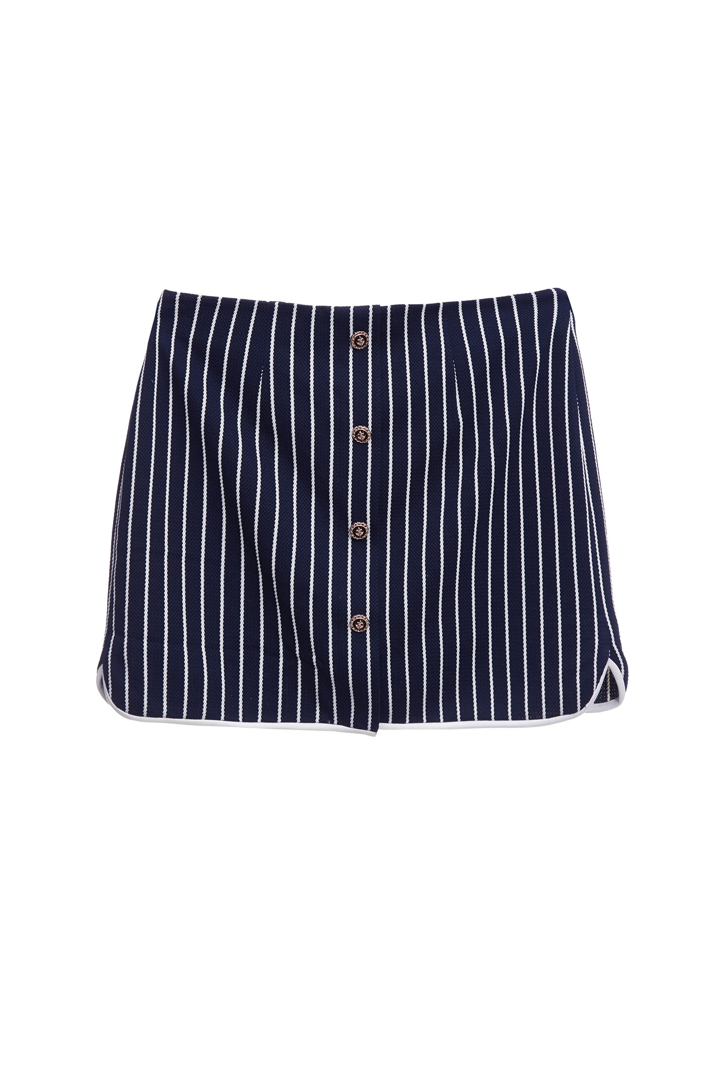 Pinstripe Navy SkirtPinstripe Navy Skirt,Office Looks,Season (SS) Look,co-ord sets,Stripe,Mini skirts