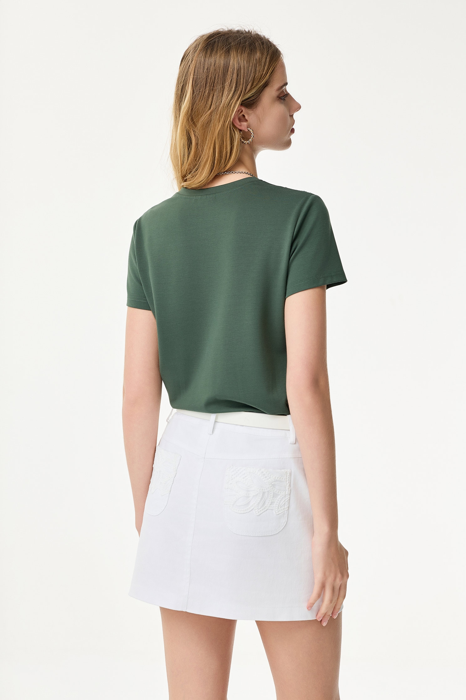 Lace Embroidery Denim Mini SkirtLace Embroidery Denim Mini Skirt,Season (SS) Look,co-ord sets,Denim,Denim mini skirts,Mini skirts,Lace,Lace skirts,Urban Fashion