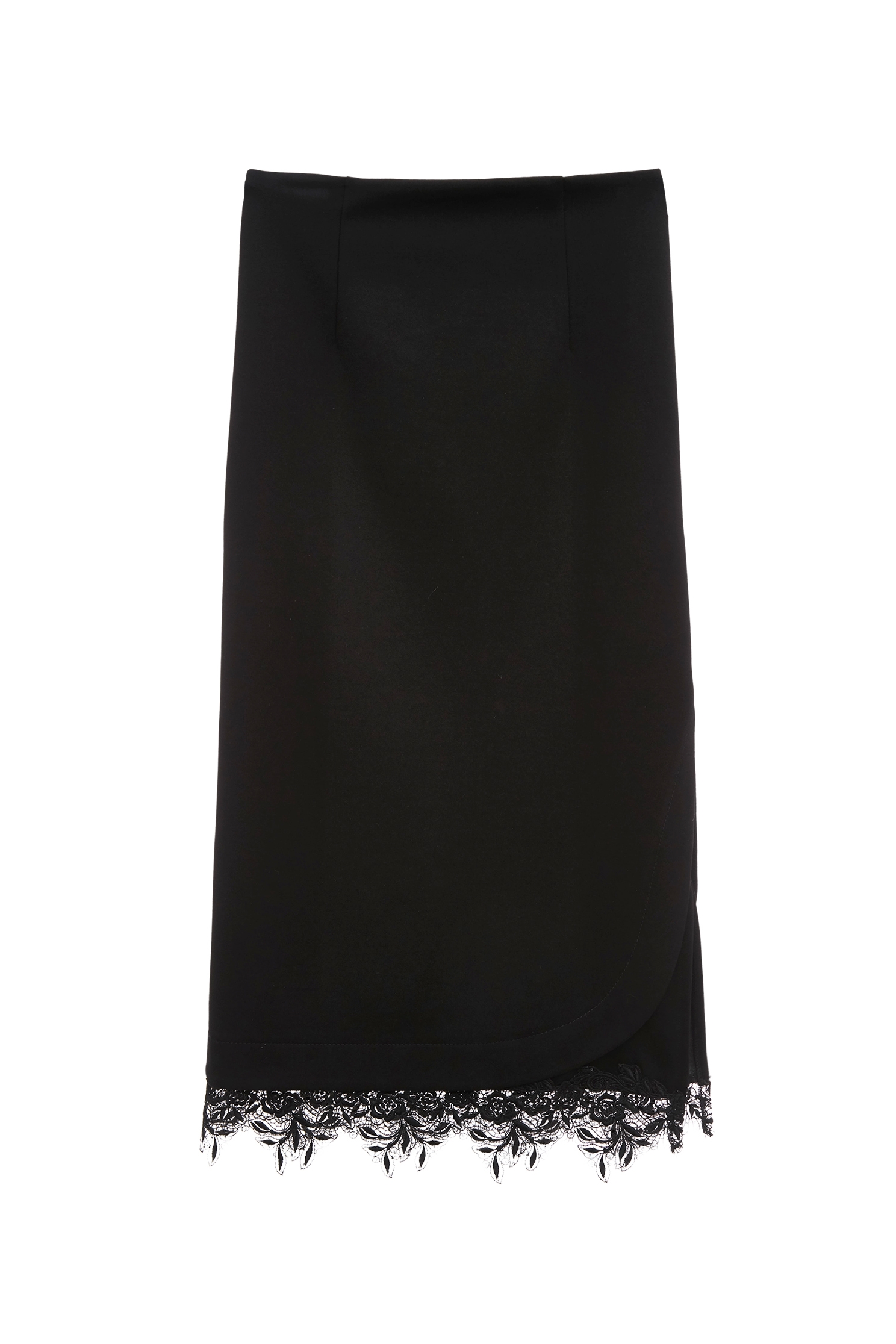Lace Trim Detail Maxi SkirtLace Trim Detail Maxi Skirt,Season (SS) Look,Lace,Midi skirts,Black skirts