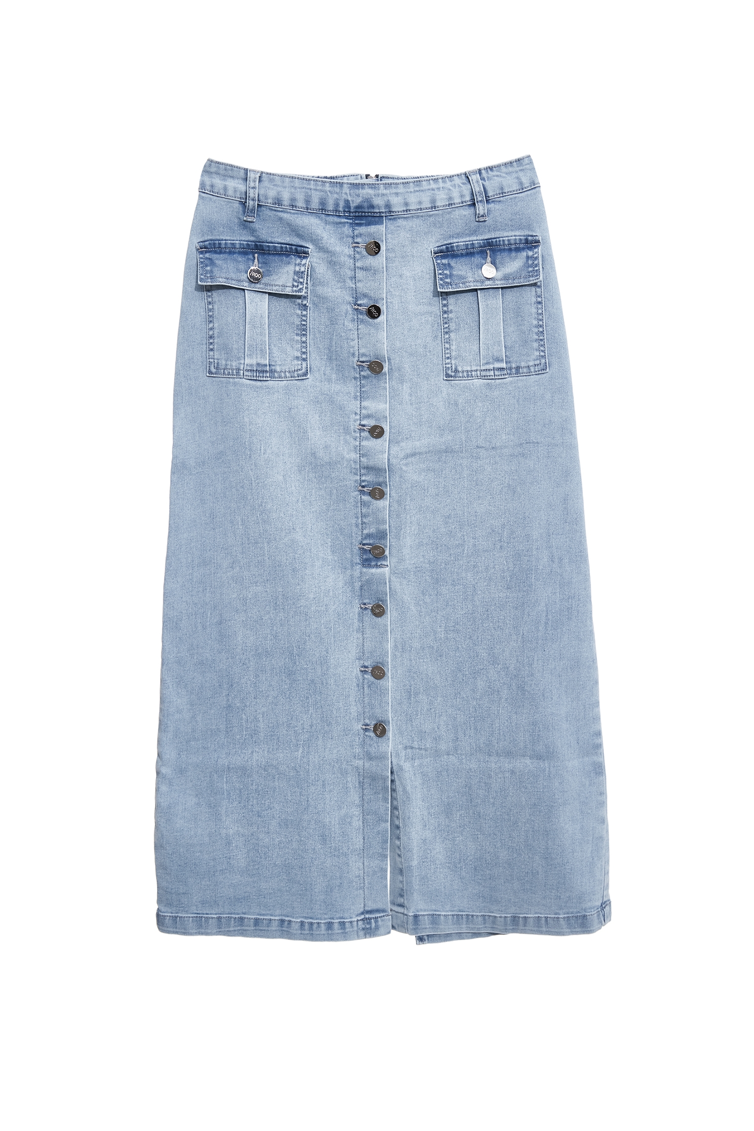 Front Button Minimalist Denim SkirtFront Button Minimalist Denim Skirt,Season (SS) Look,Denim,Denim skirts