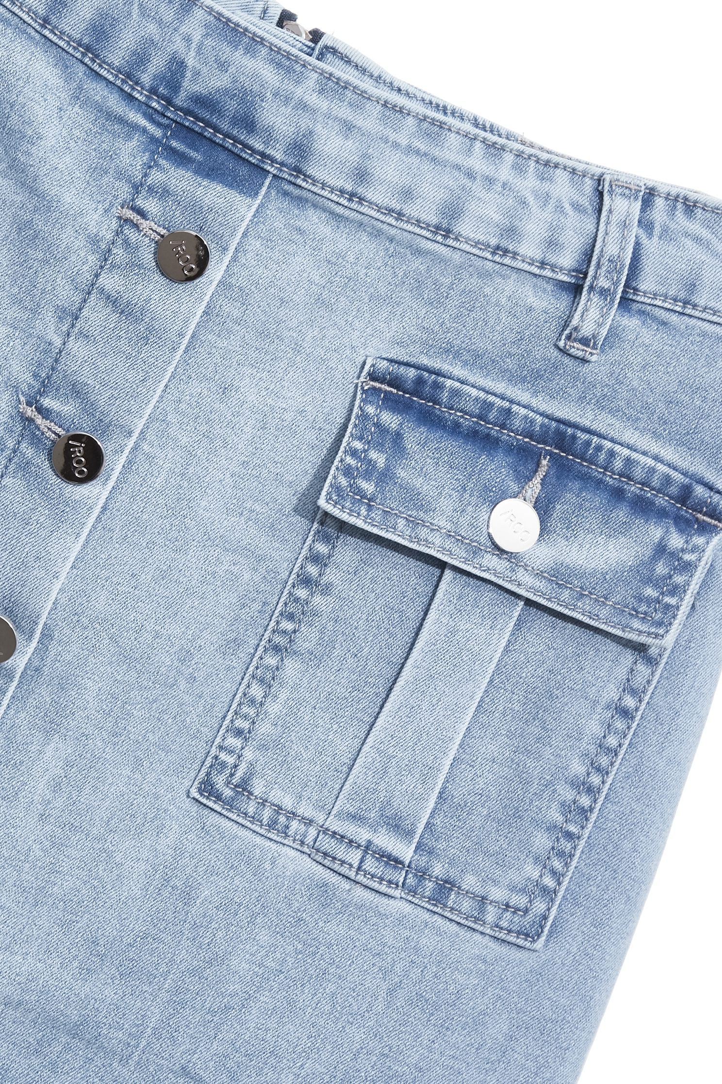 Front Button Minimalist Denim SkirtFront Button Minimalist Denim Skirt,Season (SS) Look,Denim,Denim skirts