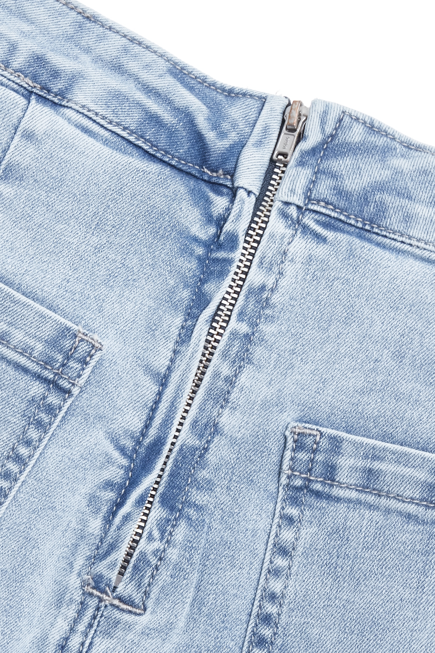 Front Button Minimalist Denim SkirtFront Button Minimalist Denim Skirt,Season (SS) Look,Denim,Denim skirts