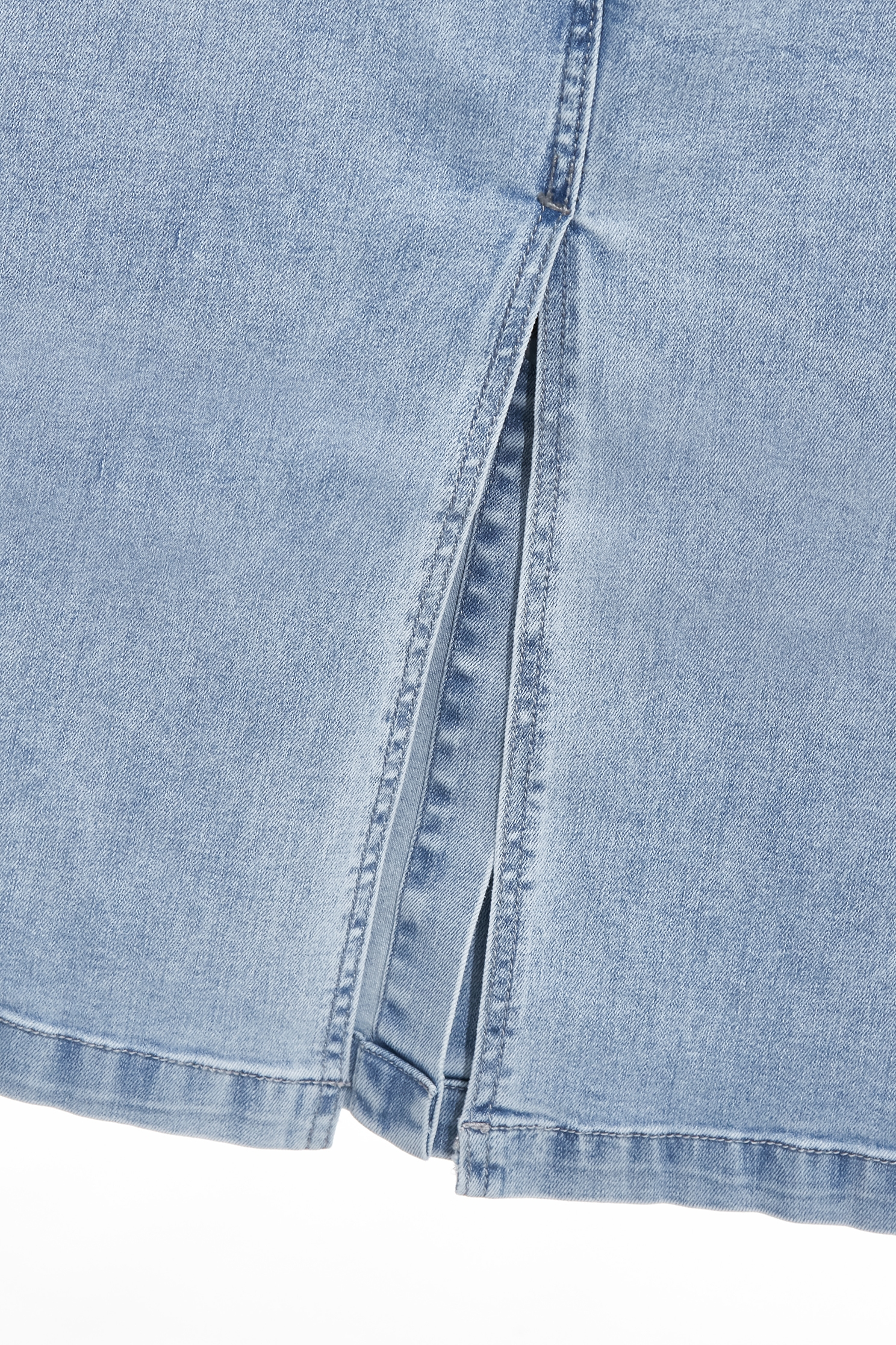 Front Button Minimalist Denim SkirtFront Button Minimalist Denim Skirt,Season (SS) Look,Denim,Denim skirts