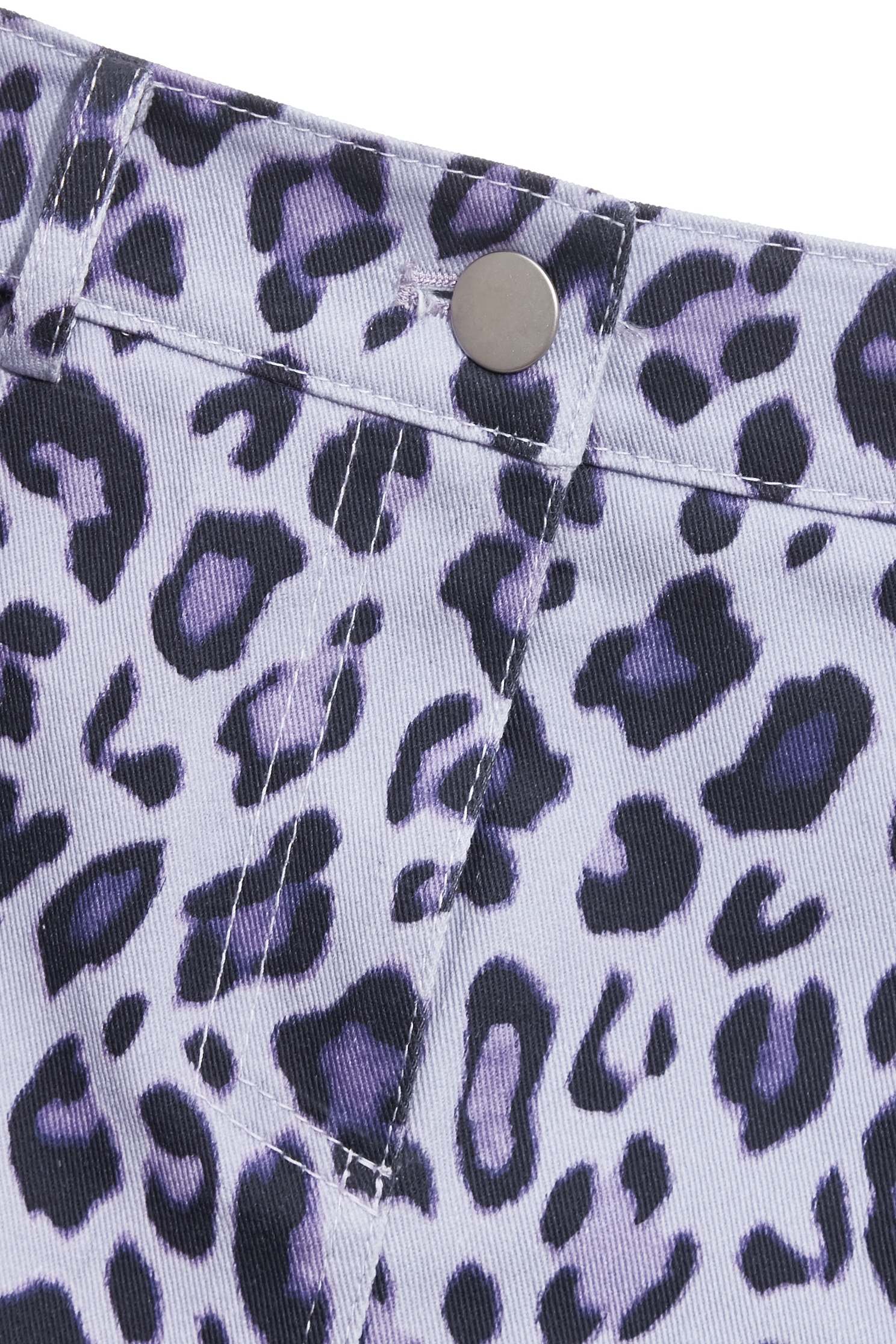 Leopard Print Purple Denim SkirtLeopard Print Purple Denim Skirt,Season (SS) Look,Denim,Denim skirts,Mini skirts