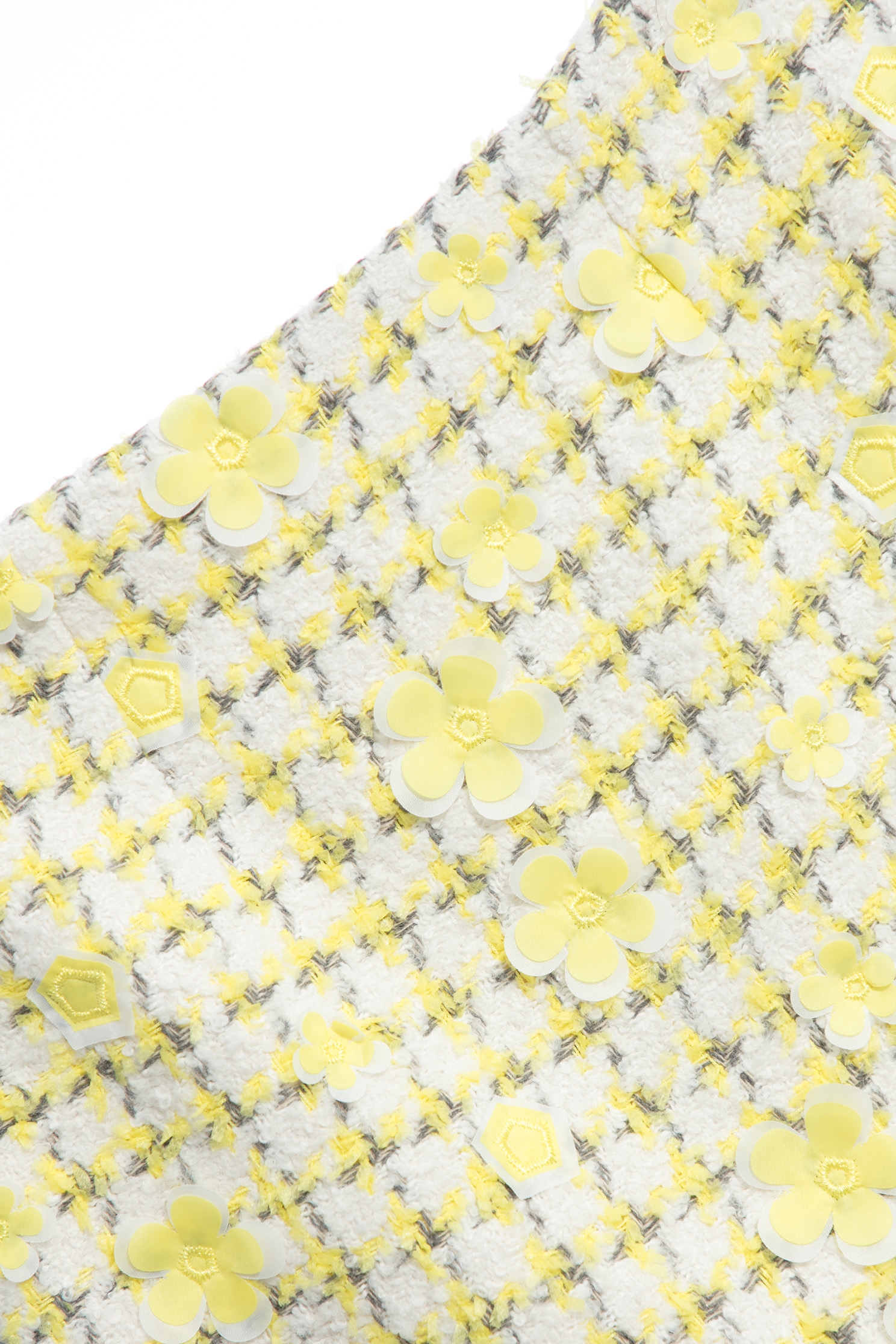 A-line Tweed Skirt With Floral DetailA-line Tweed Skirt With Floral Detail,A-Line skirts,Mini skirts,Shorts,Season (AW) Look