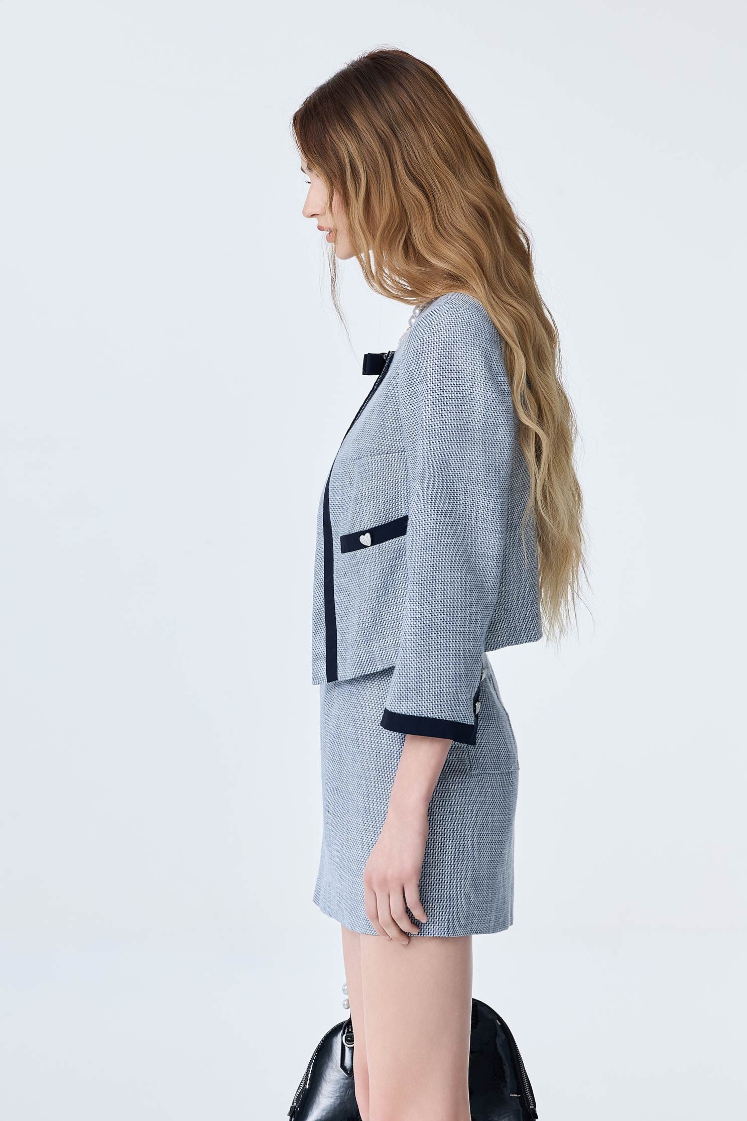 Contrast Bow Detail Short SkirtContrast Bow Detail Short Skirt,Season (SS) Look,Mini skirts,bows,Urban Fashion