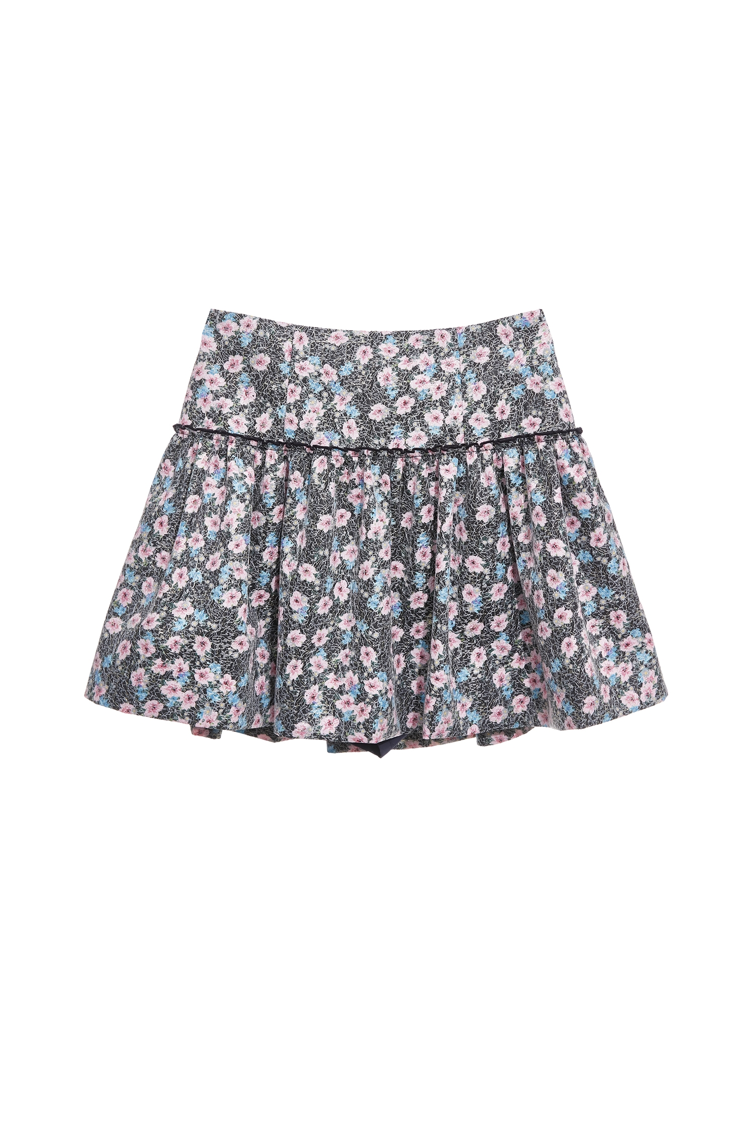 Floral Mesh Mini SkirtFloral Mesh Mini Skirt,Season (SS) Look,Mini skirts,Lace