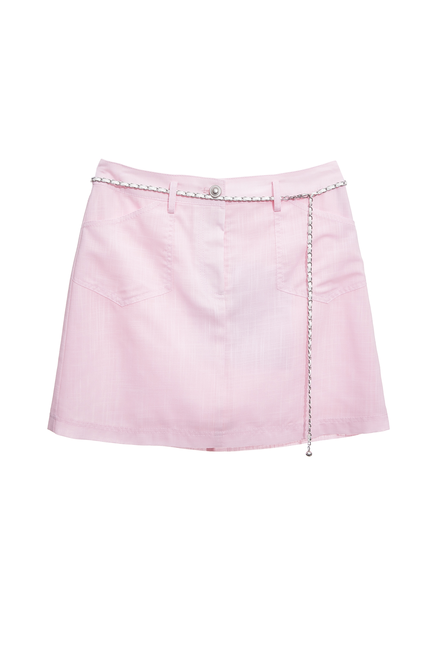 Minimalist Pink Mini Skirt,Season (SS) Look,Mini skirts