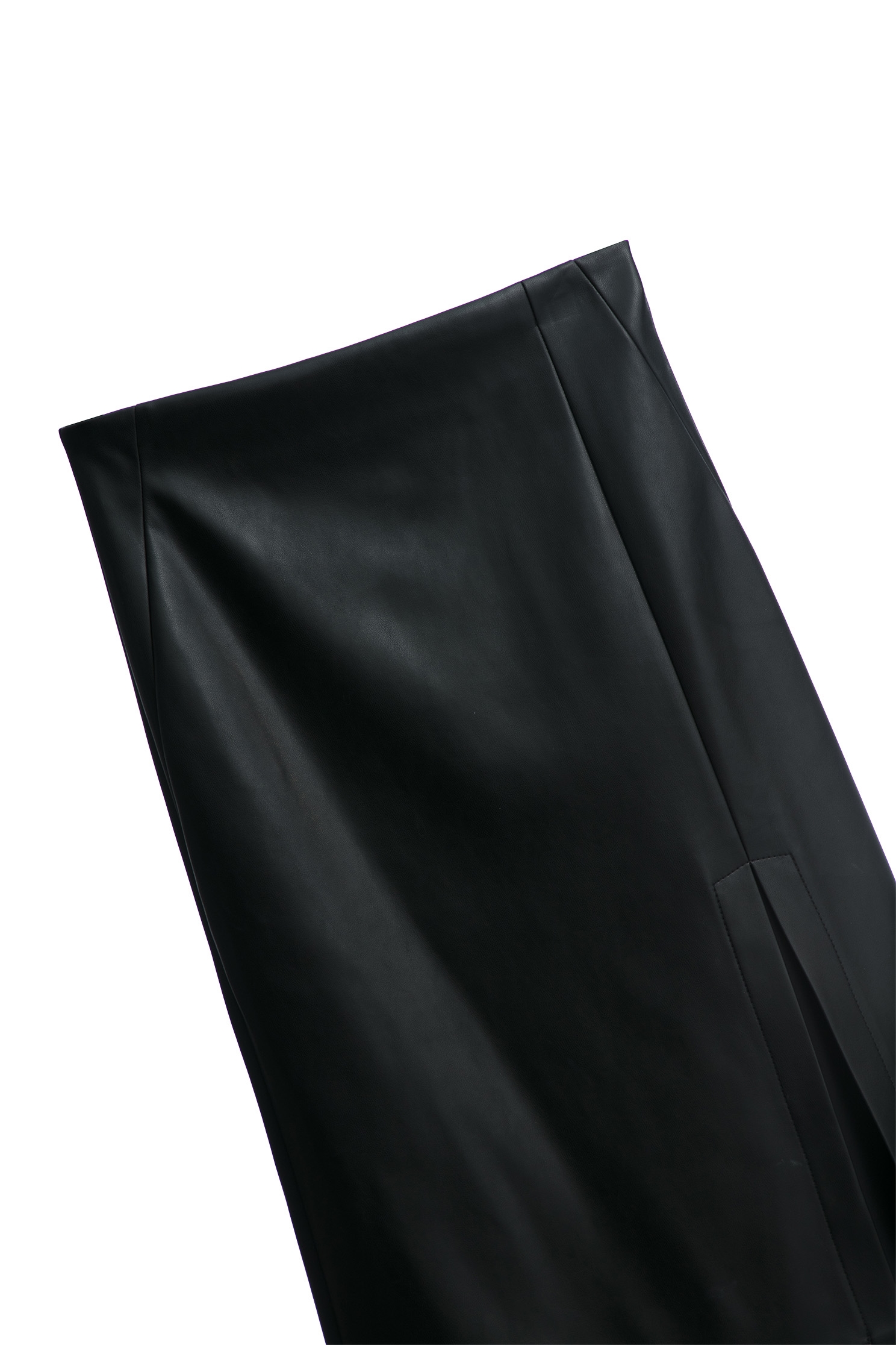 PU Side Slit Pencil SkirtPU Side Slit Pencil Skirt,Season (AW) Look,Midi skirts