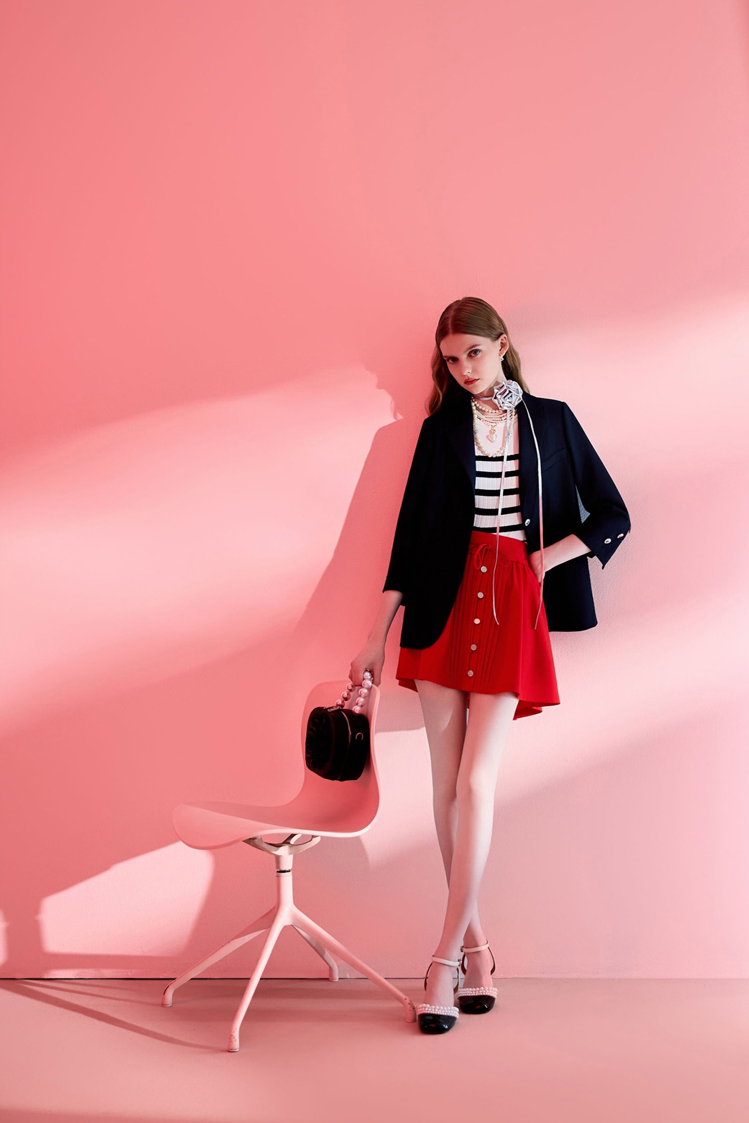 Chilli Red Mini SkirtChilli Red Mini Skirt,Season (SS) Look,Mini skirts,bows,Urban Fashion