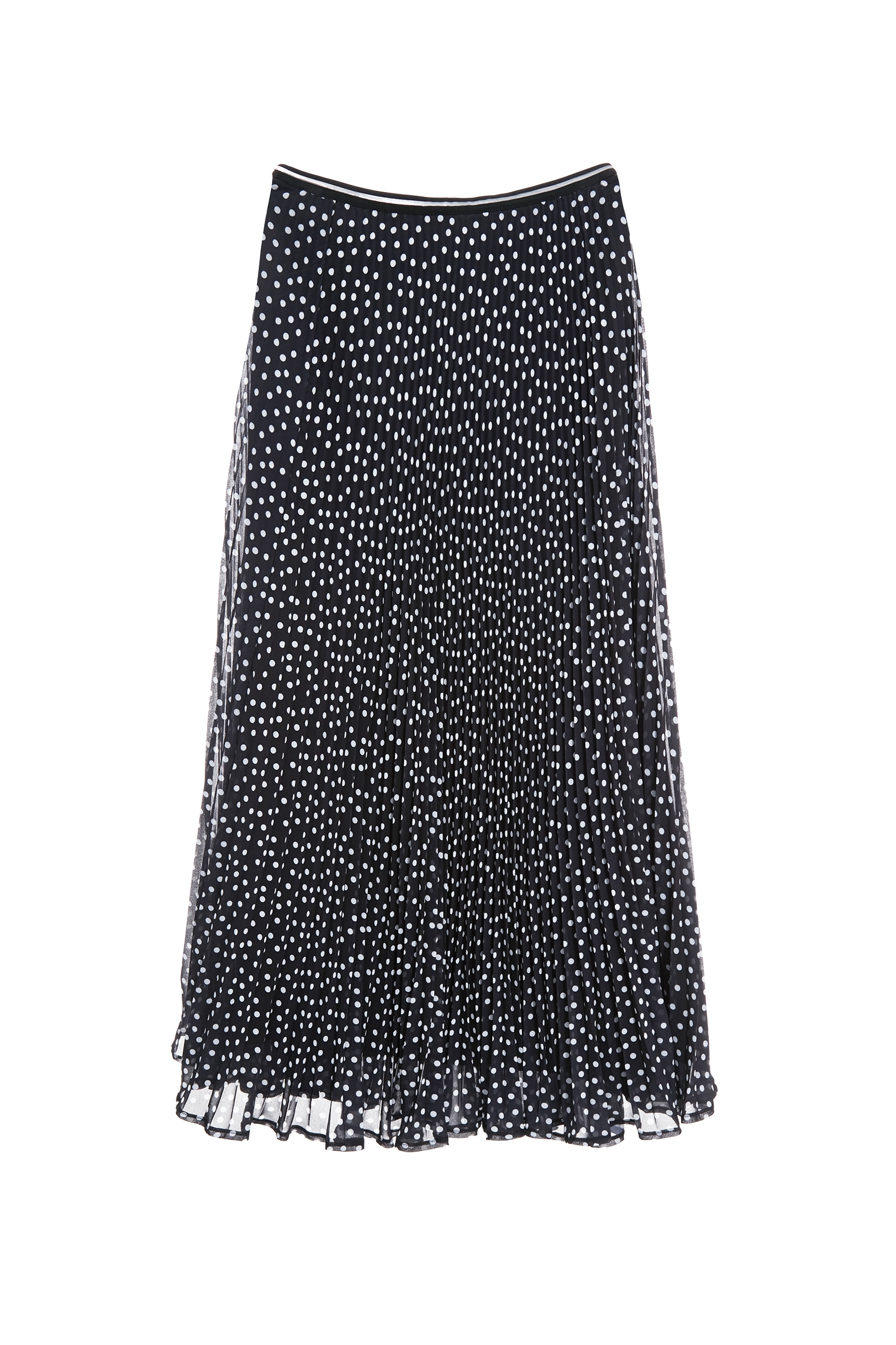 Polka Dot Print Palazzo PantsPolka Dot Print Palazzo Pants,Season (SS) Look,dotcollection,Chiffon,Chiffon skirts