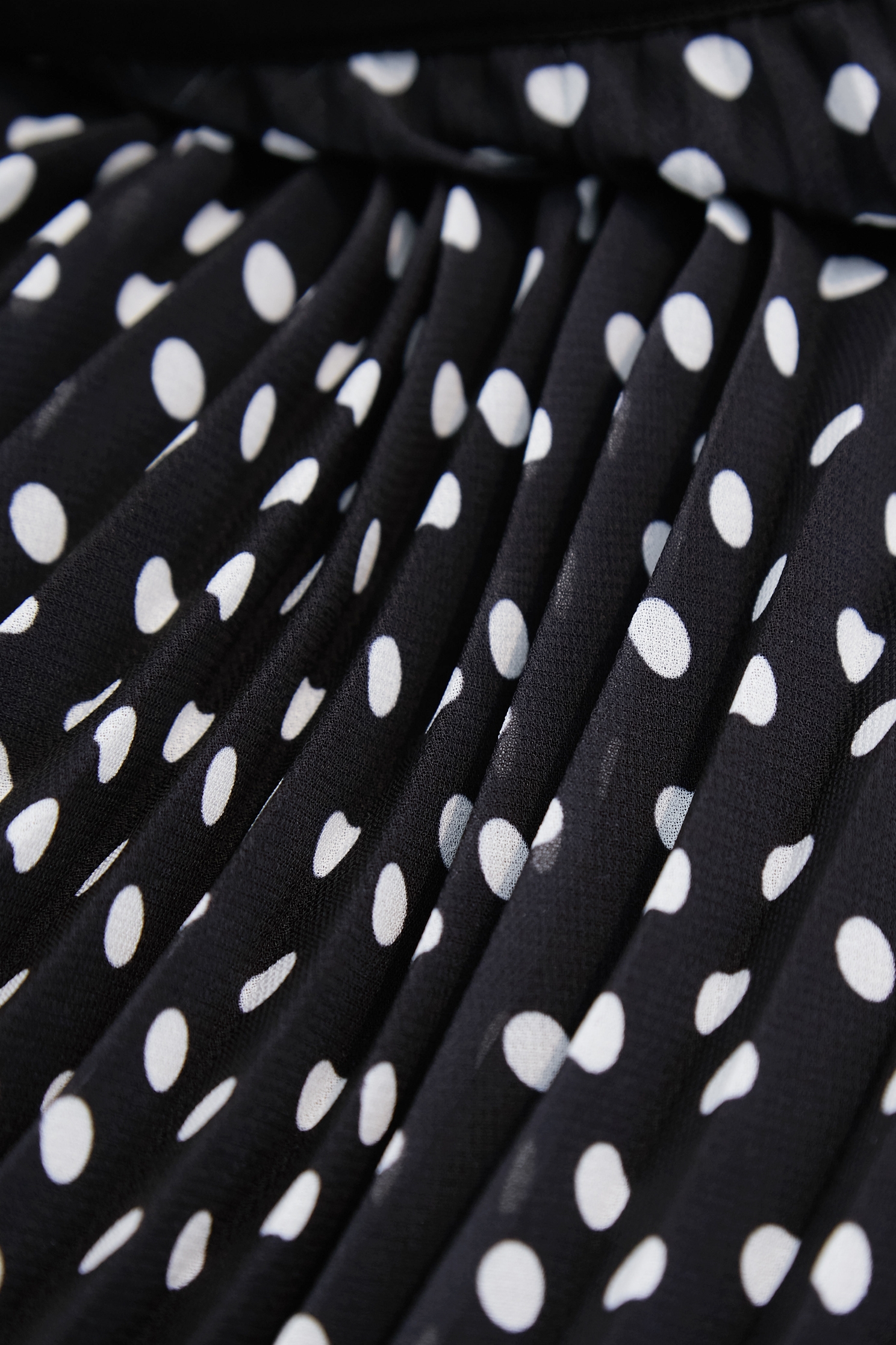 Polka Dot Print Palazzo PantsPolka Dot Print Palazzo Pants,Season (SS) Look,dotcollection,Chiffon,Chiffon skirts