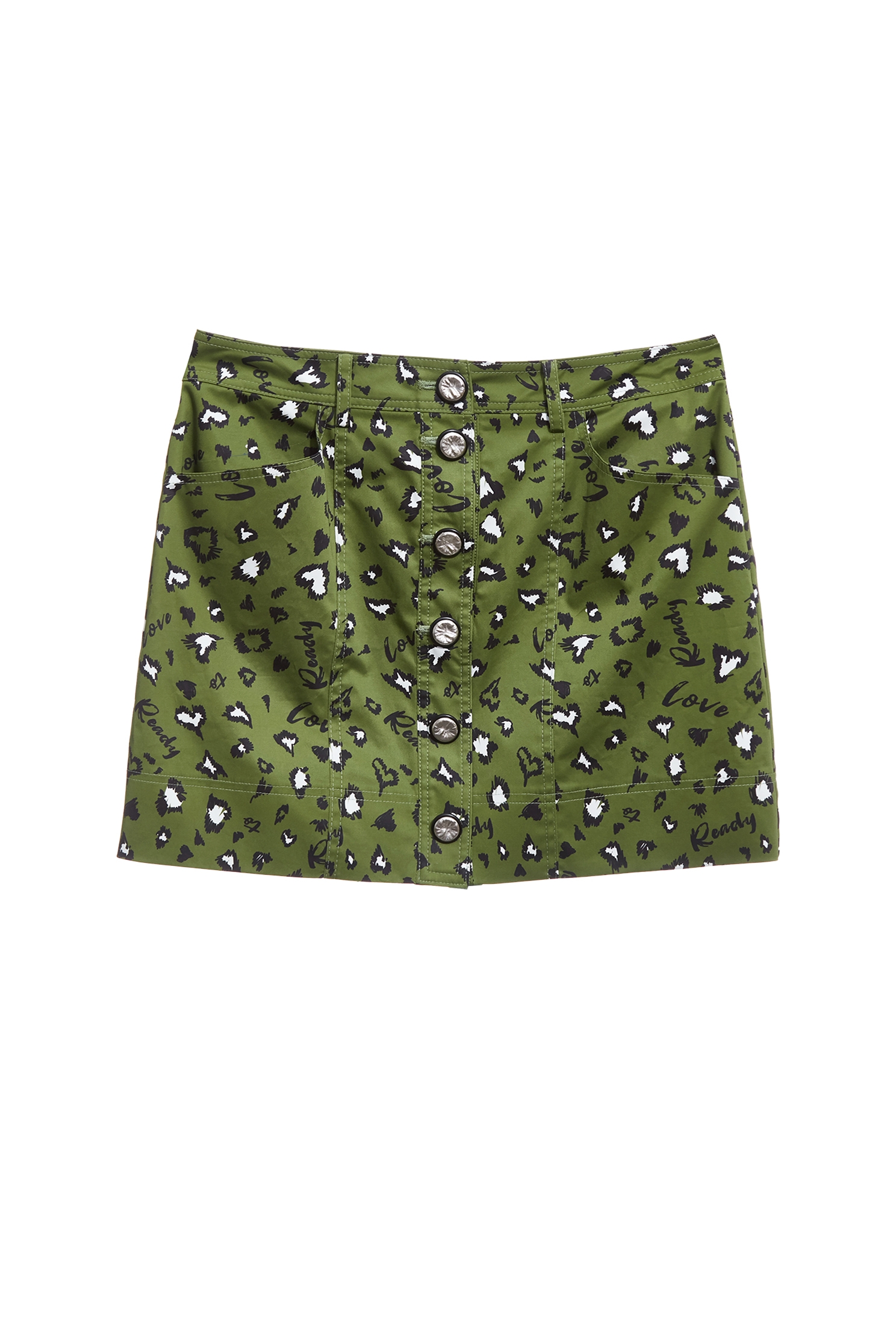 Leopard Print Green SkirtLeopard Print Green Skirt,co-ord sets,Mini skirts,Season (AW) Look