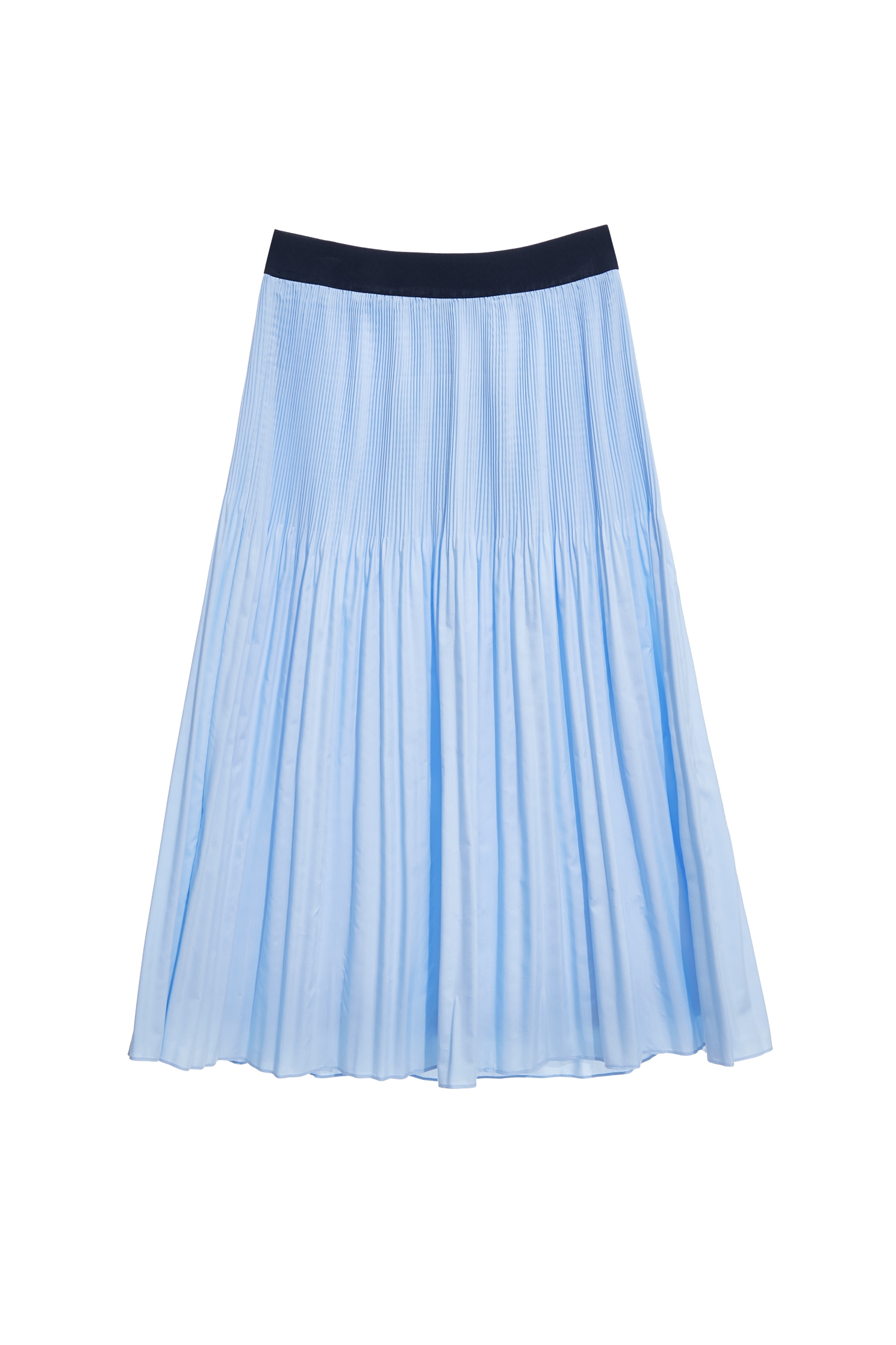 Pleated Blue Midi SkirtPleated Blue Midi Skirt,Season (SS) Look,Midi skirts