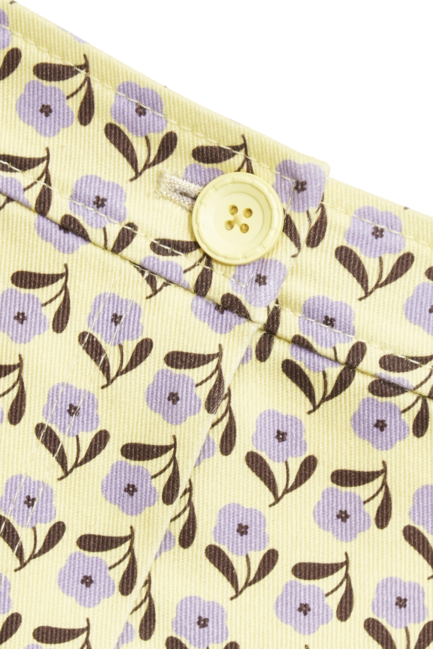 Purple Floral Print Short SkirtPurple Floral Print Short Skirt,Season (SS) Look,Denim,Denim skirts,pearl,Mini skirts