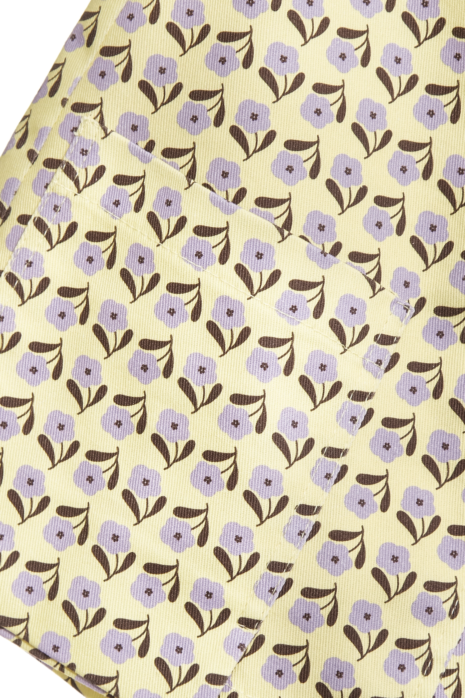 Purple Floral Print Short SkirtPurple Floral Print Short Skirt,Season (SS) Look,Denim,Denim skirts,pearl,Mini skirts