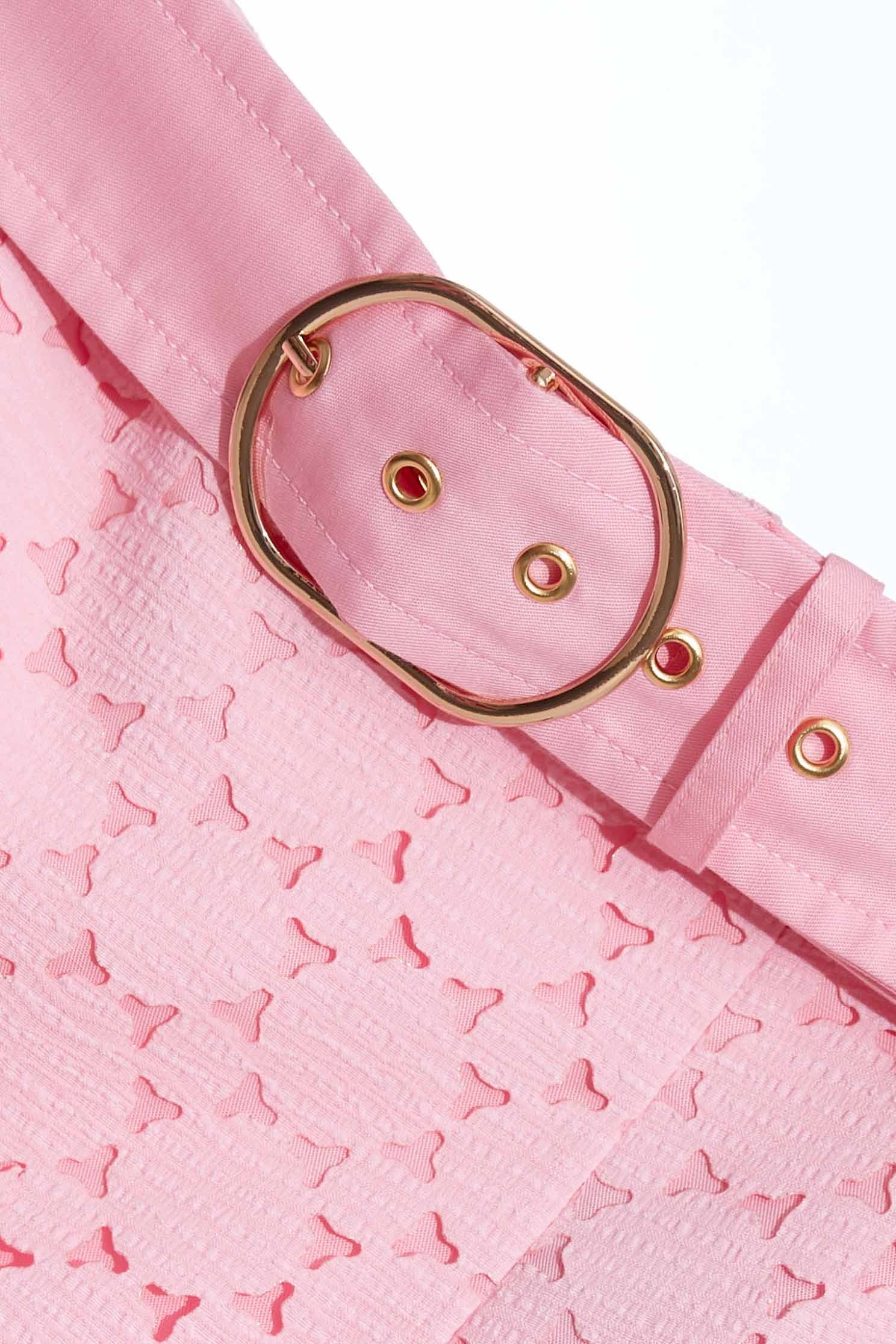 Cut-Out Lace Pink Pencil SkirtLong skirt with cutwork embroidery,Season (SS) Look,Pencil skirts,Valentine,Belts,Midi skirts