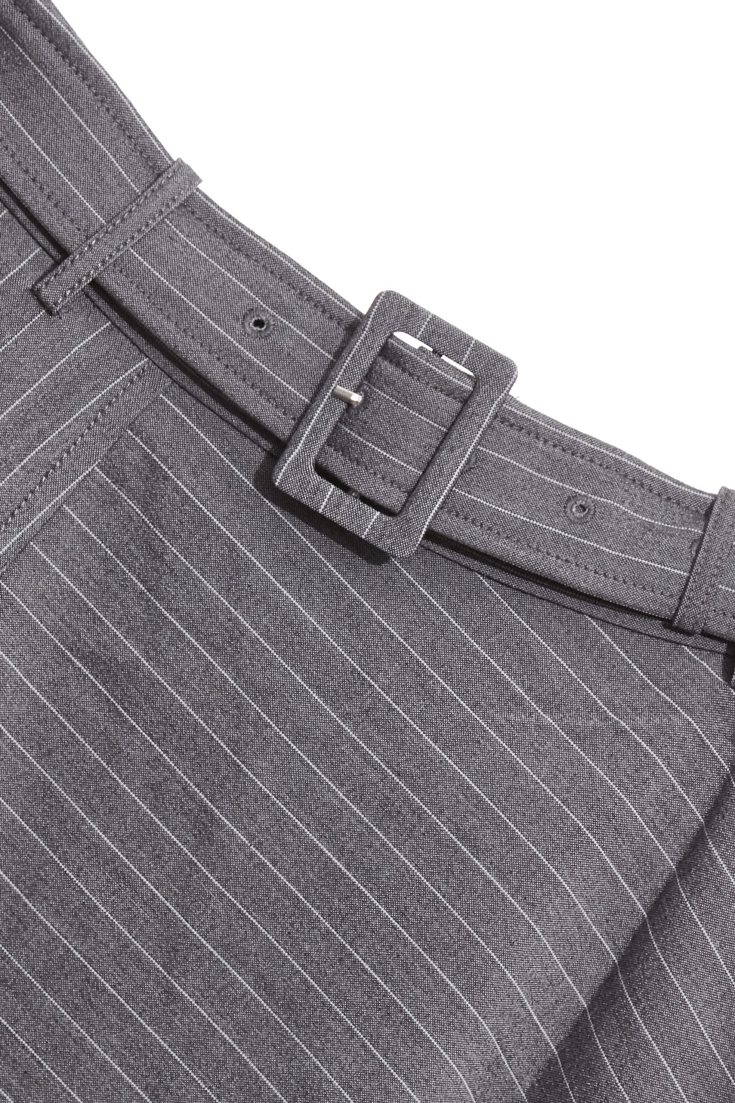 Pinstripe Asymmetric Long SkirtPinstripe Asymmetric Long Skirt,Stripe,Season (AW) Look,Midi skirts