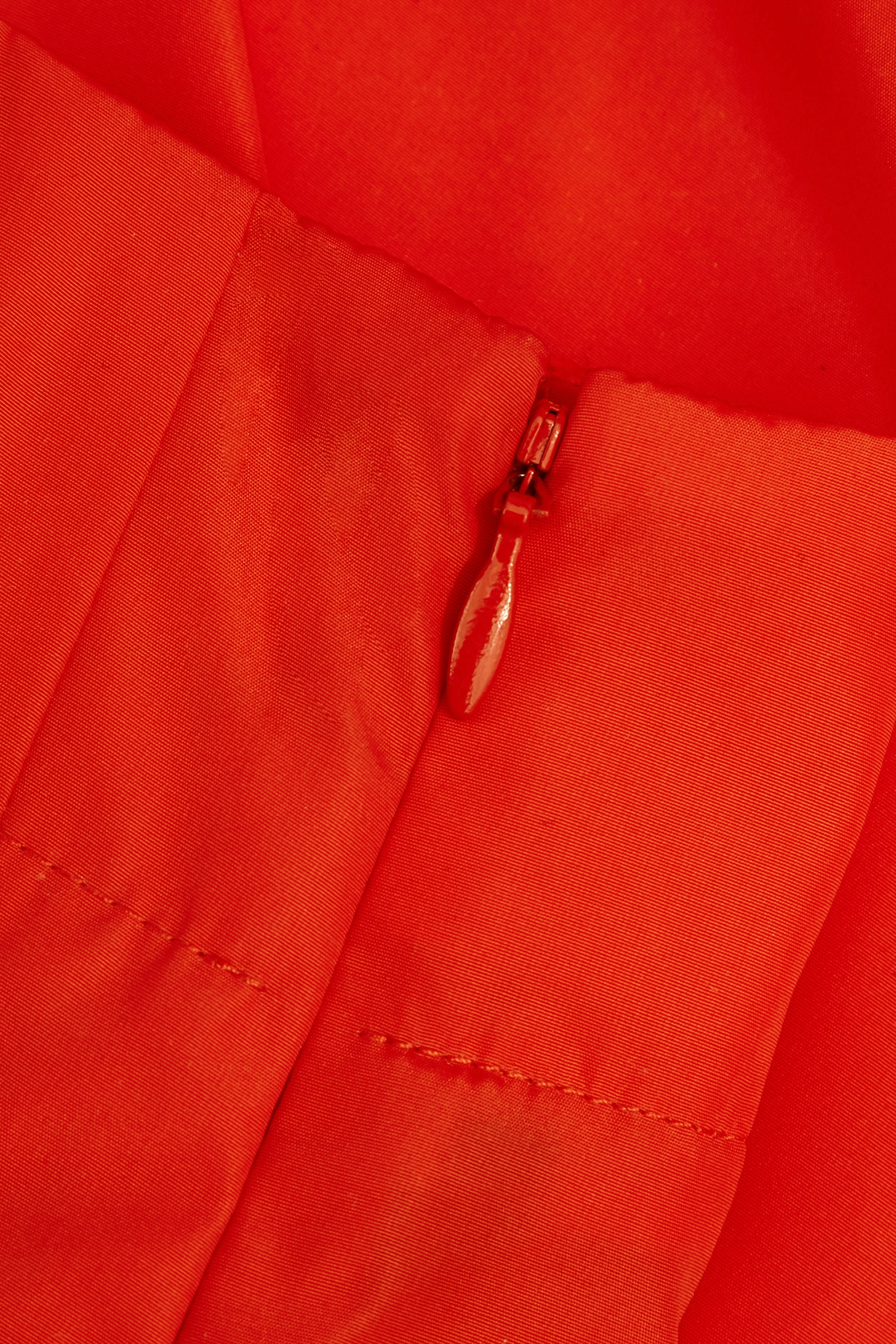 Reddish Orange Pleated SkirtReddish Orange Pleated Skirt,Season (AW) Look,Midi skirts