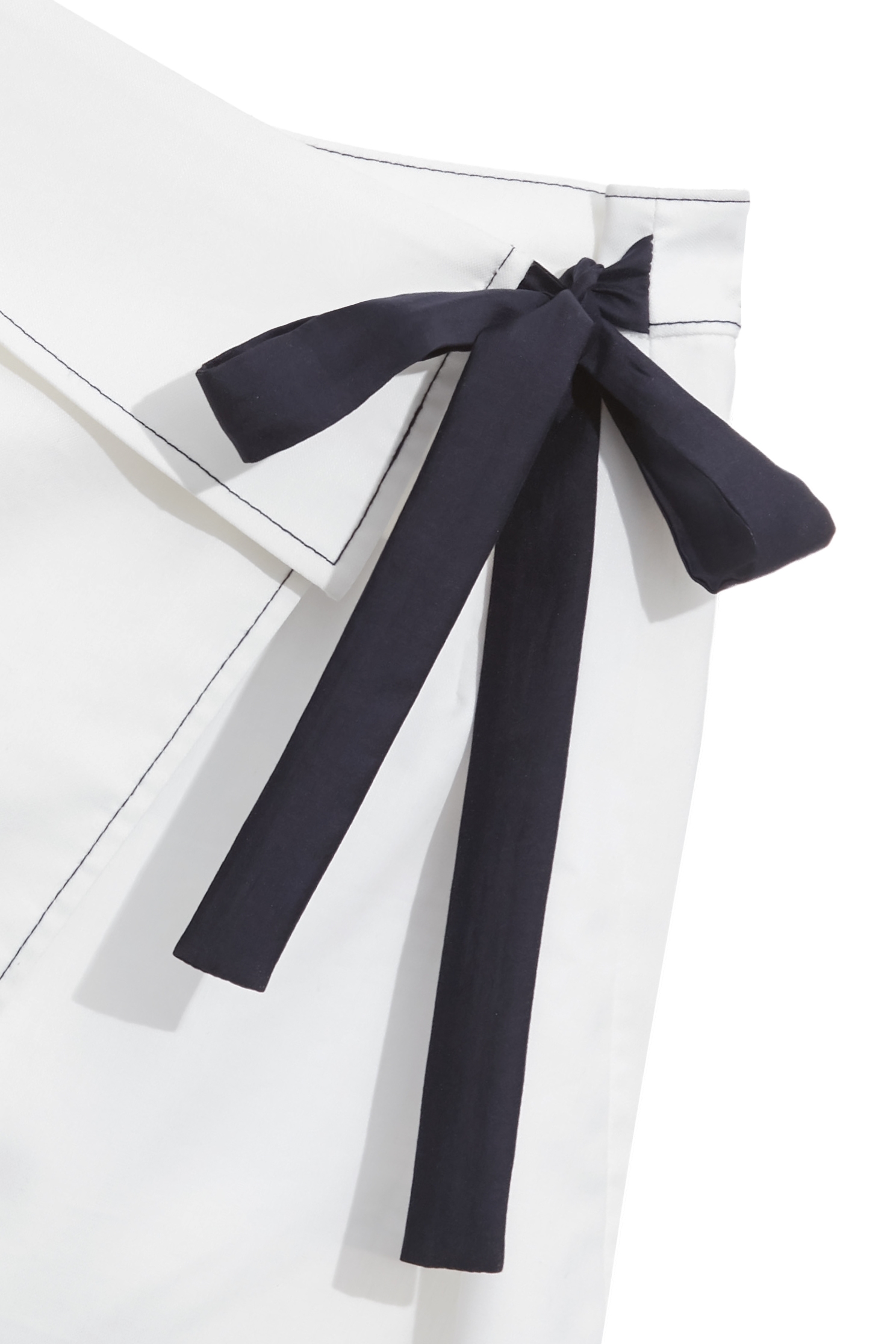 Contrast Navy Bow White SkortsContrast Navy Bow White Skorts,White skirts,Mini skirts,Season (AW) Look,bows