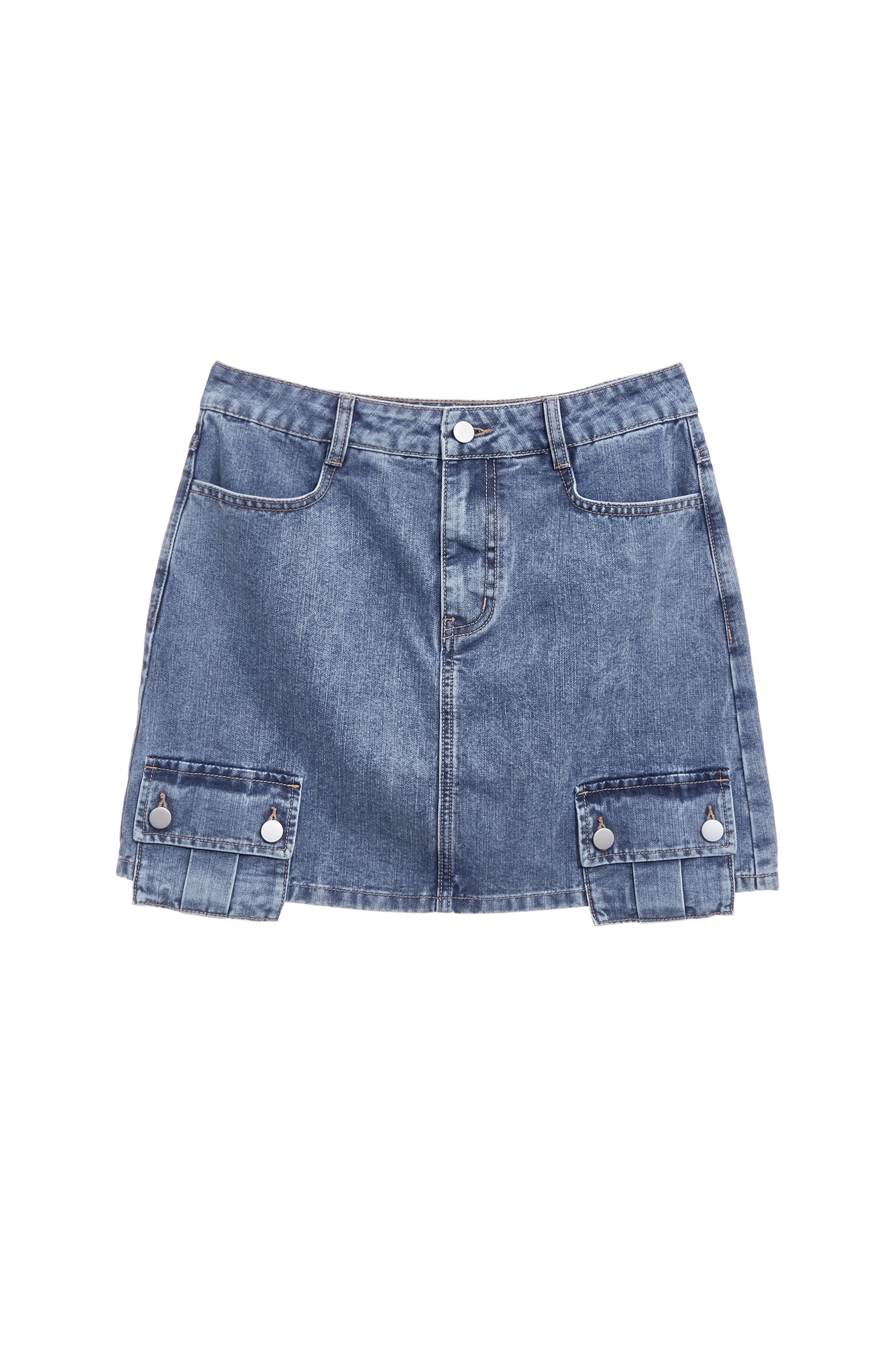 Short Denim Cargo Style SkirtShort Denim Cargo Style Skirt,Denim,Denim skirts,Season (AW) Look