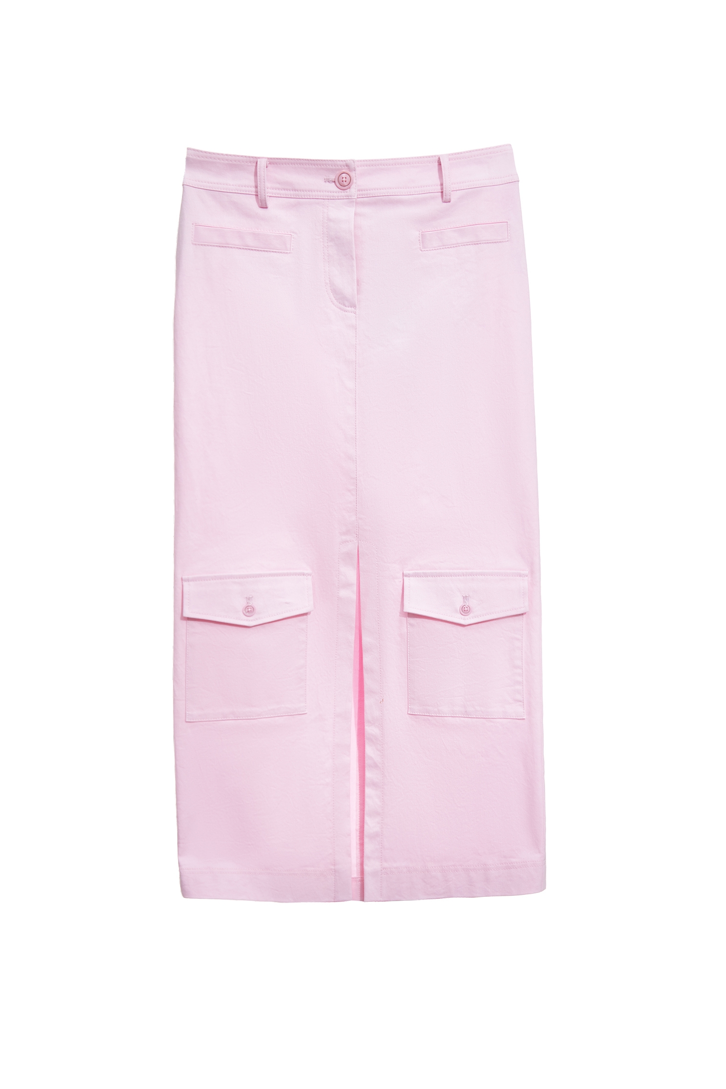 Pink Maxi Denim SkirtPink Maxi Denim Skirt,Denim,Denim skirts,Season (AW) Look,Midi skirts