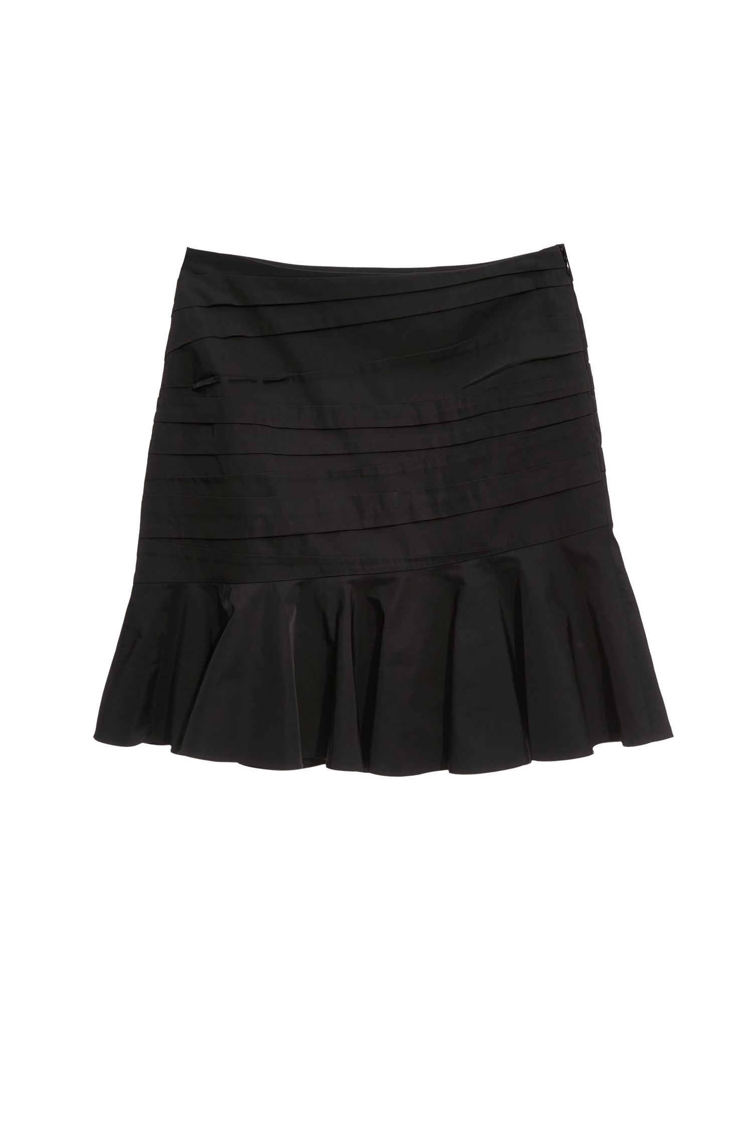 Pleated Detail Fishtail SkirtPleated Detail Fishtail Skirt,Office Looks,Mini skirts,Season (AW) Look,Valentine