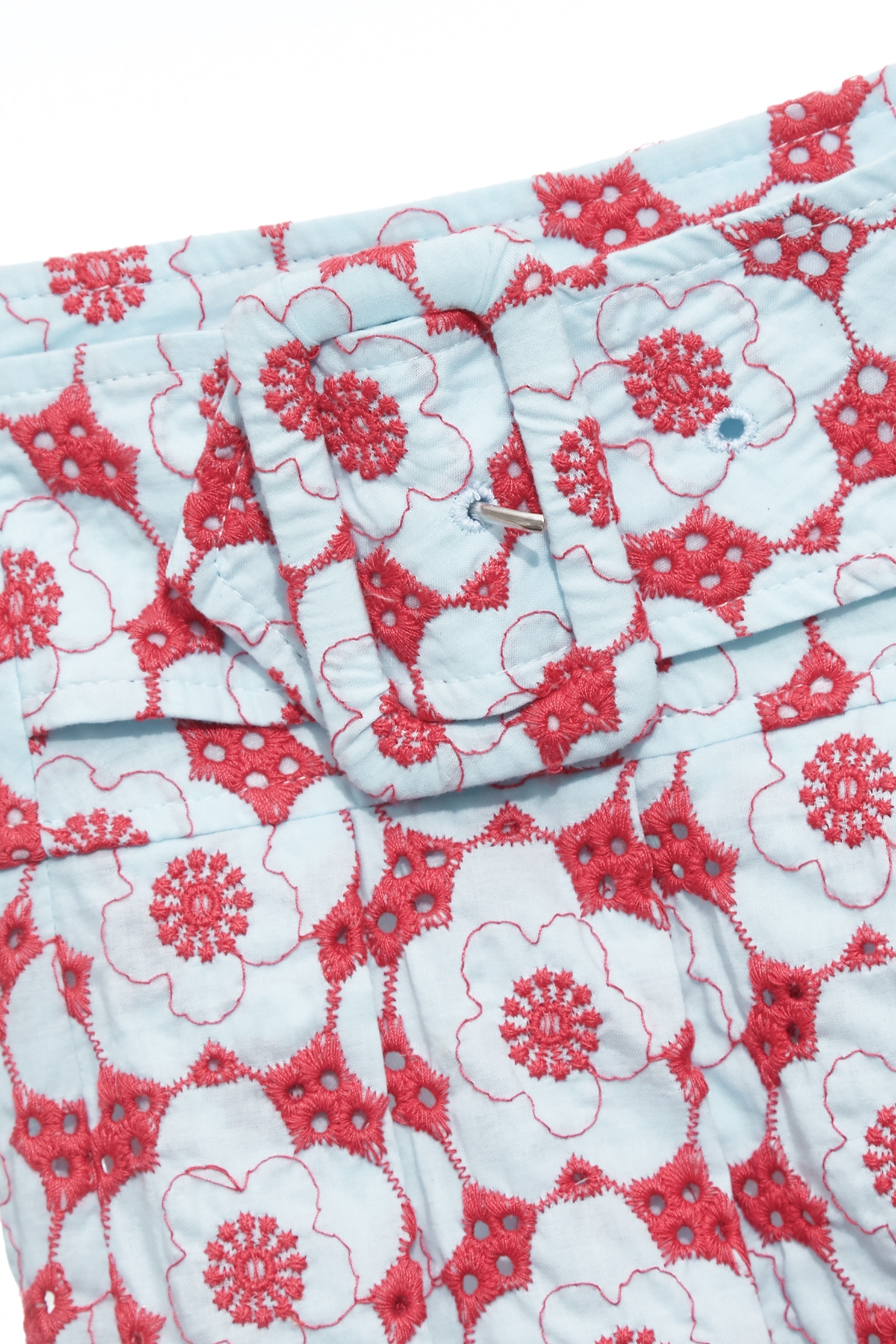 Floral Embroidery Pleated SkirtFloral Embroidery Pleated Skirt,Embroidered,Pleated skirts,Season (AW) Look