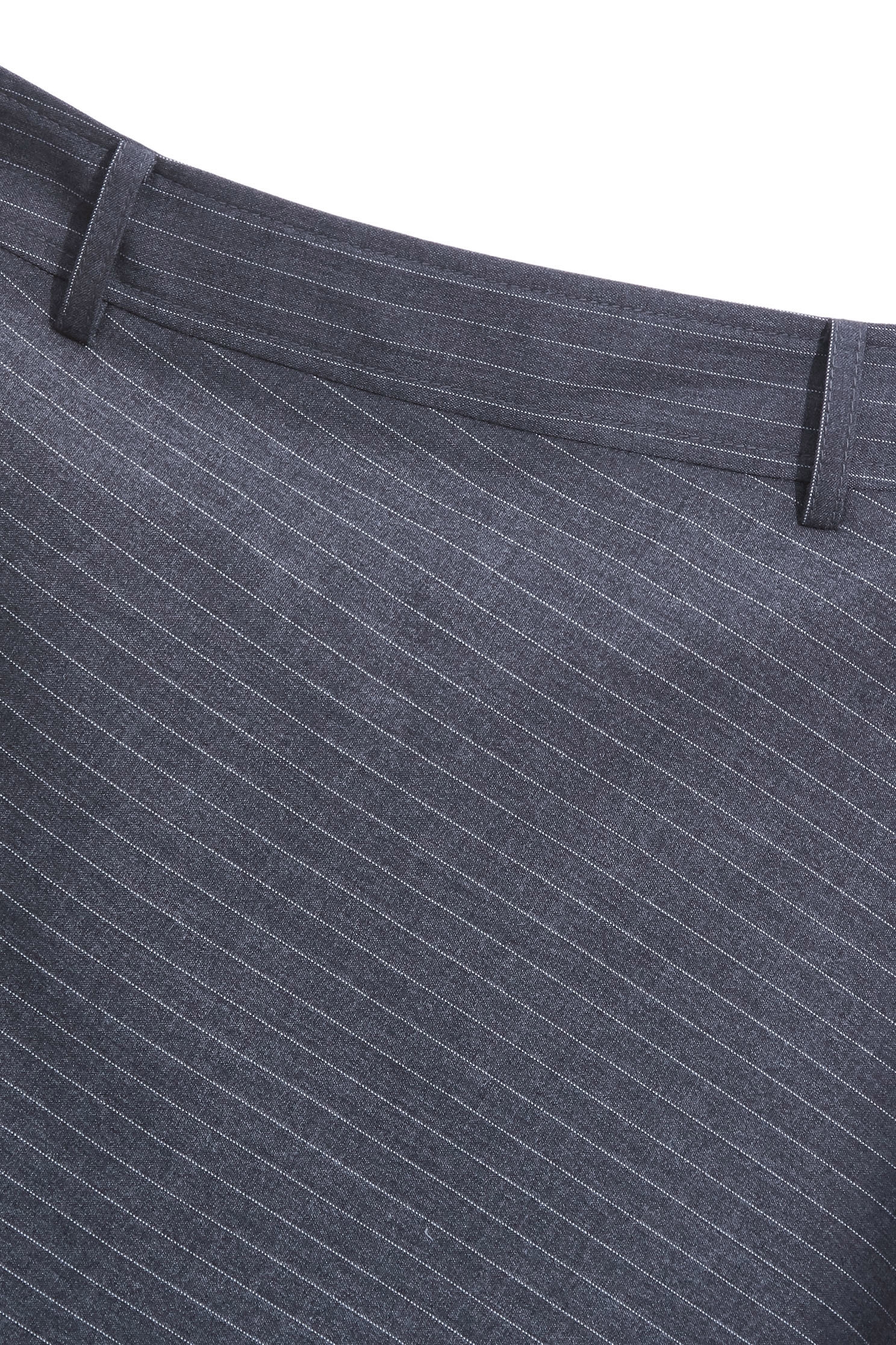 Asymmetric Stripe Grey SkirtAsymmetric Stripe Grey Skirt,Stripe,Season (AW) Look,Midi skirts