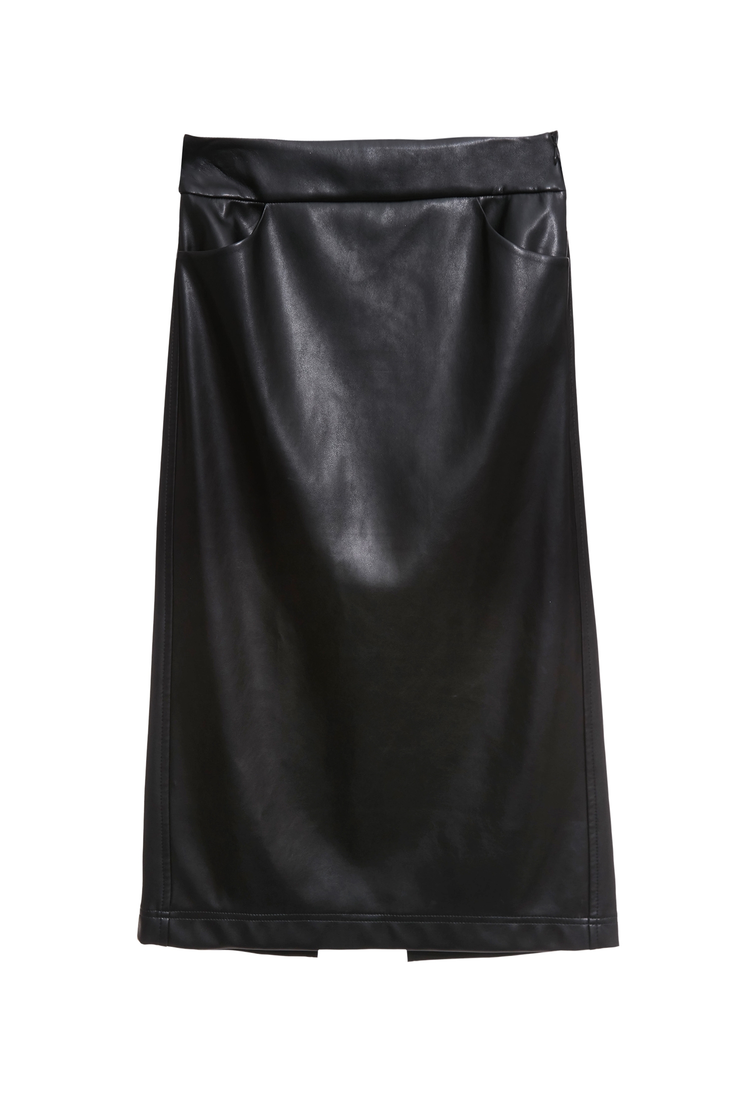 PU Midi Black SkirtPU Midi Black Skirt,Office Looks,Leather,Season (AW) Look,Valentine,Midi skirts