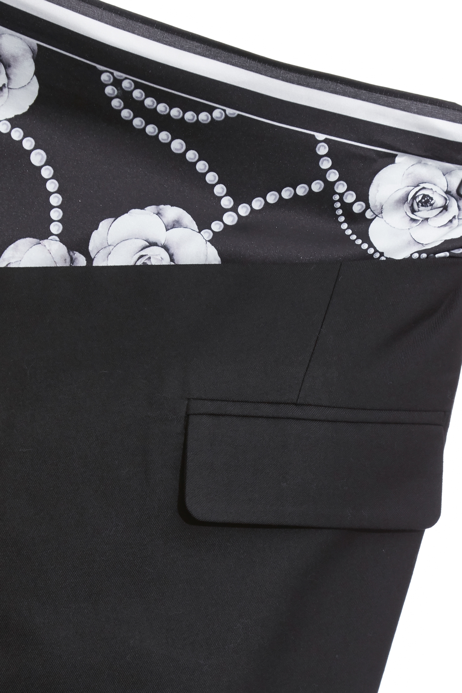 Rose Printed Scarf Midi SkirtRose Printed Scarf Midi Skirt,Season (AW) Look,Midi skirts,Black skirts