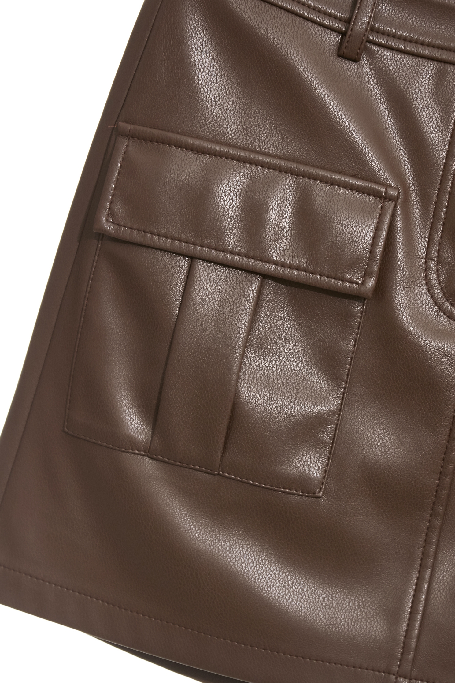 PU Coco Brown Mini SkirtPU Coco Brown Mini Skirt,Leather,Mini skirts,Season (AW) Look