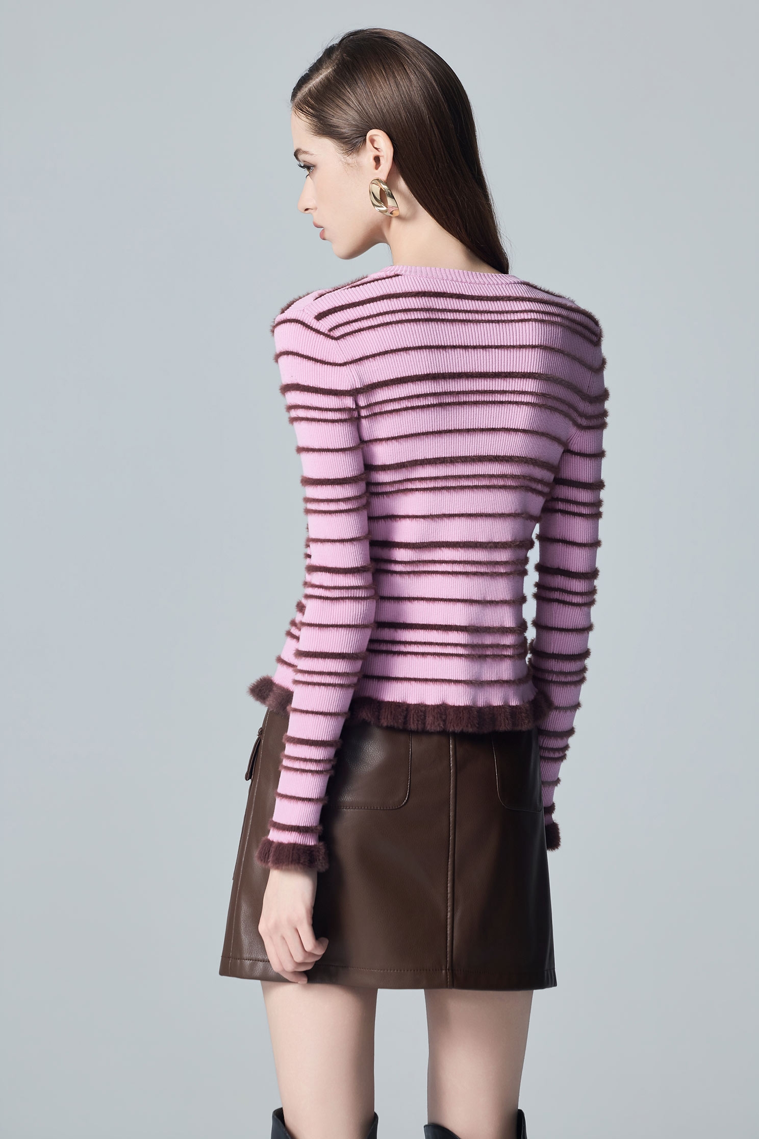 PU Coco Brown Mini SkirtPU Coco Brown Mini Skirt,Leather,Mini skirts,Season (AW) Look