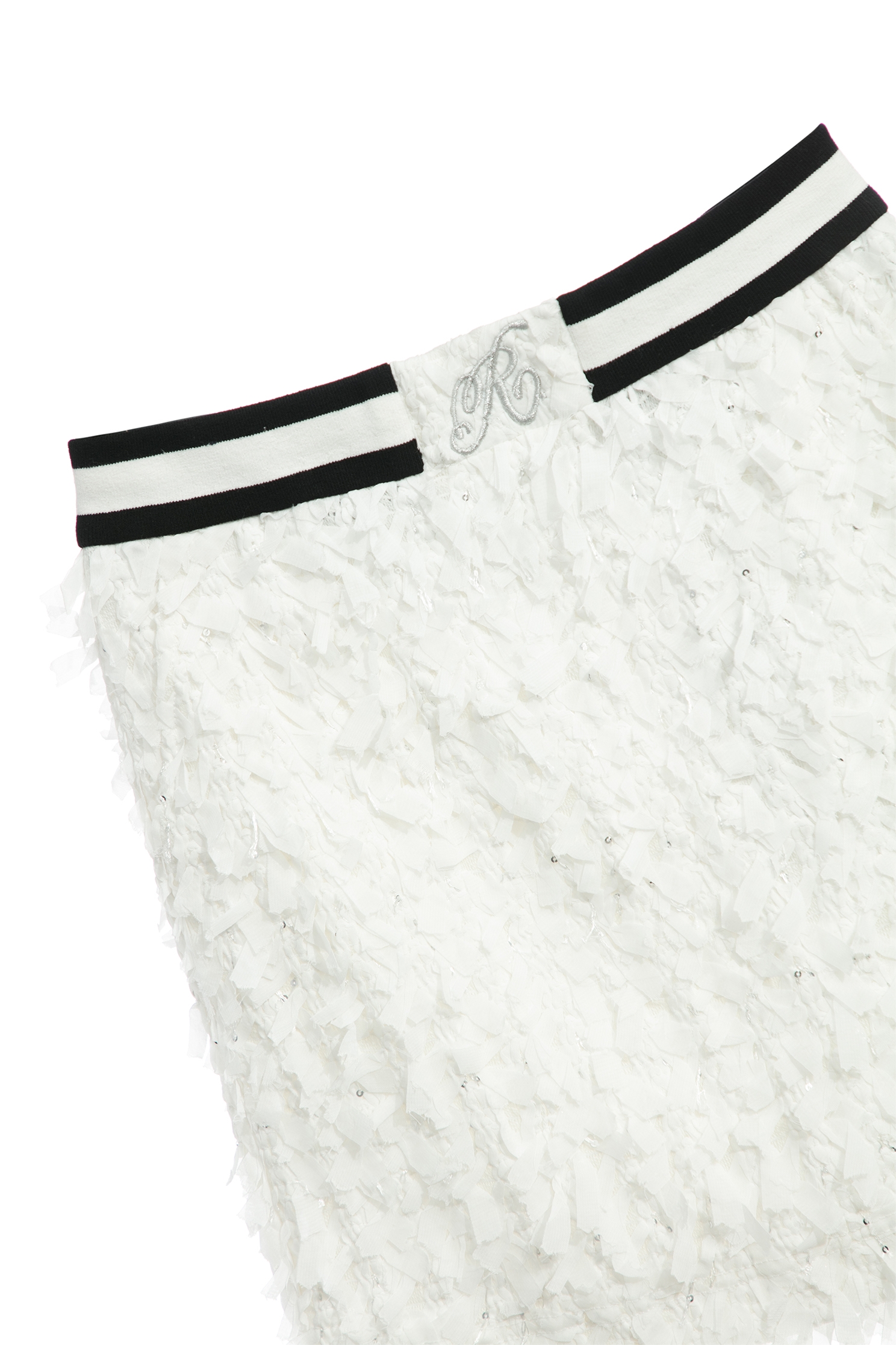 3-D Texture Weave Sequin Detail Skirt3-D Texture Weave Sequin Detail Skirt,Mini skirts