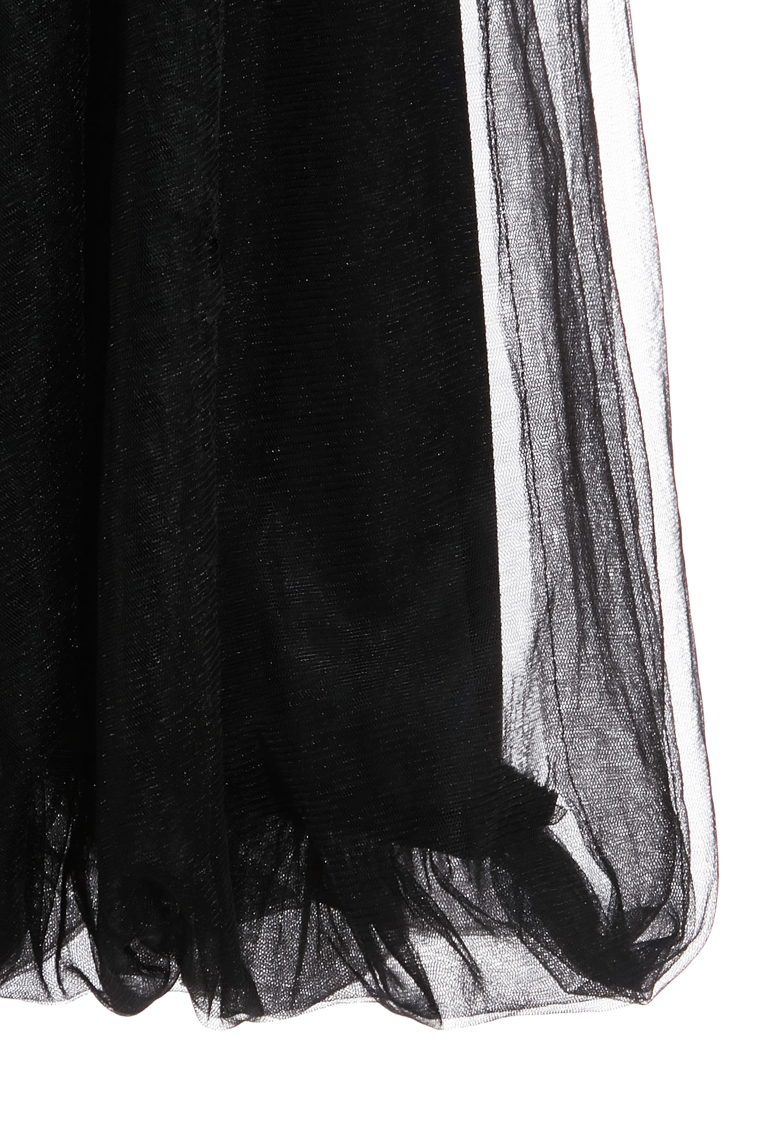 Bubble Hem Mesh SkirtBubble Hem Mesh Skirt,Season (AW) Look,Mesh fabric,Midi skirts,Black skirts